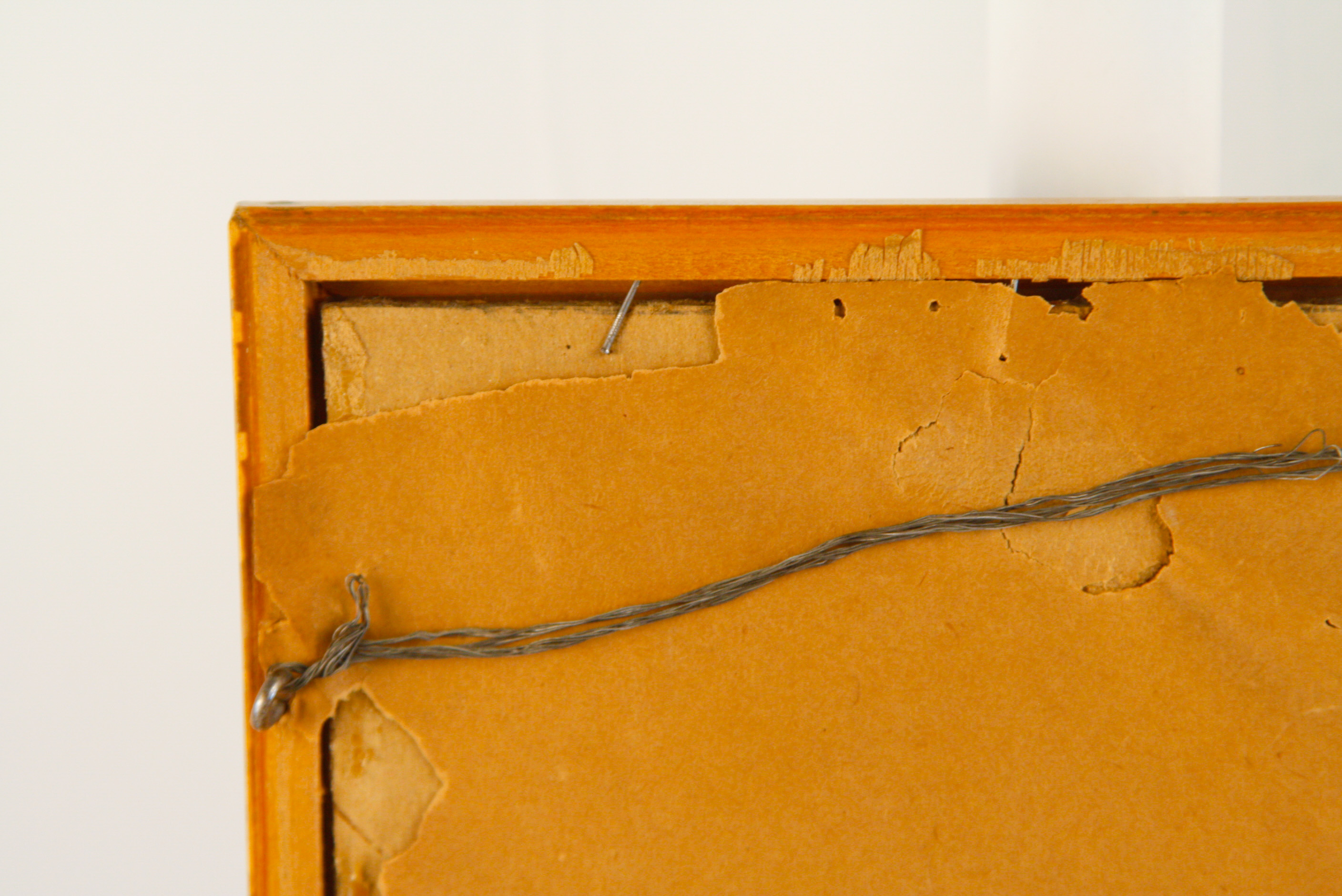 Framed Antique Needlepoint Sampler with Unused Shopping List