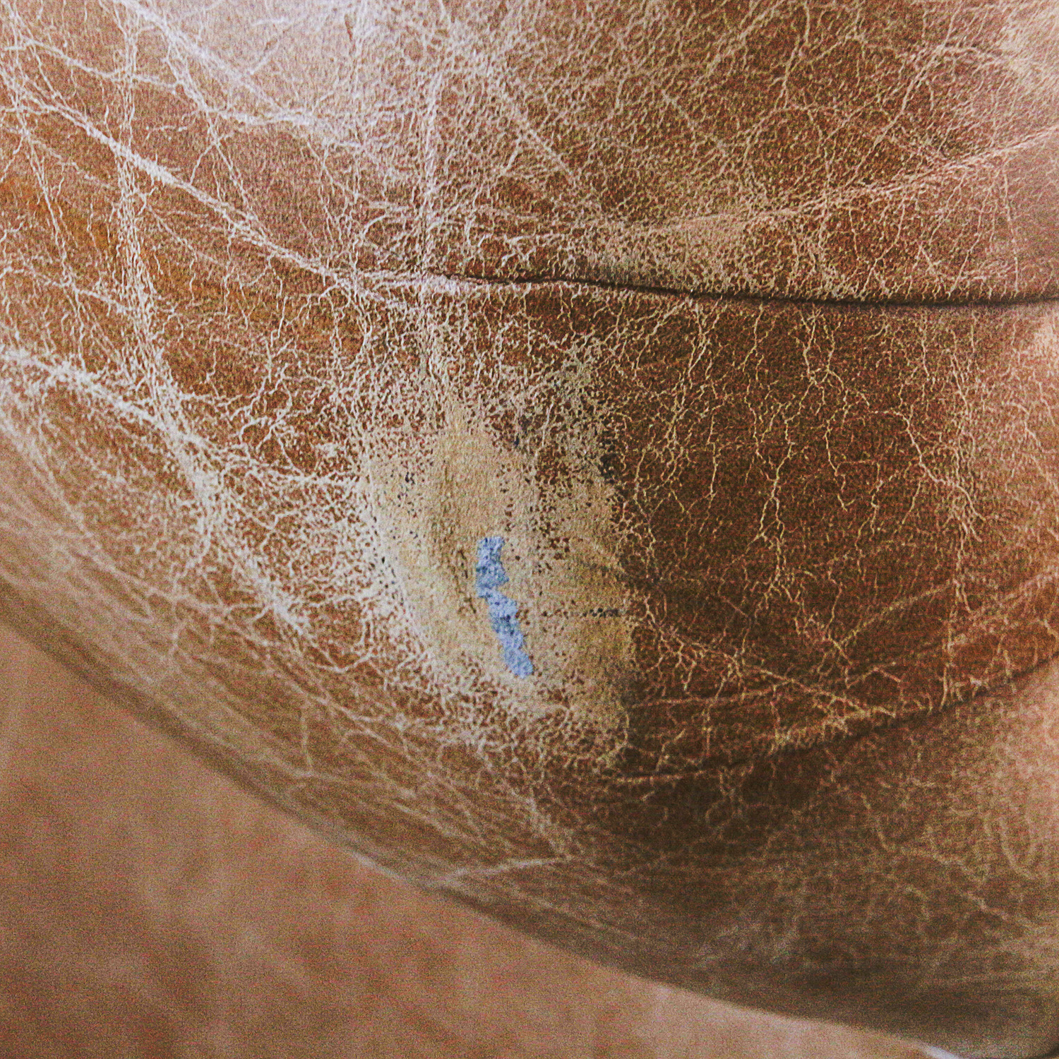 Darren Henault Leather Sofa With Upholstered Cushion And Throw Pillows