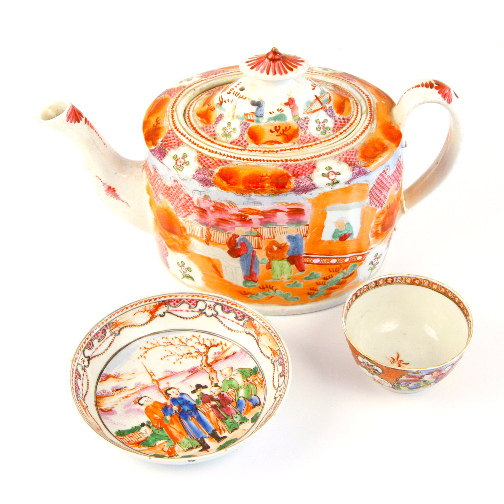 19th Century Chinese Porcelain Tea Wares