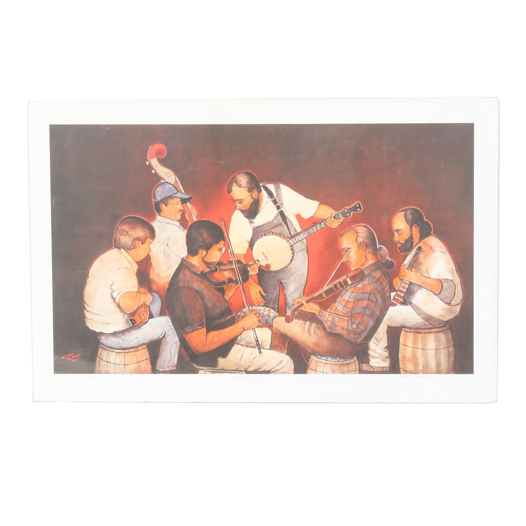 Lenore De Pree Limited Edition Giclée "Friday Night"