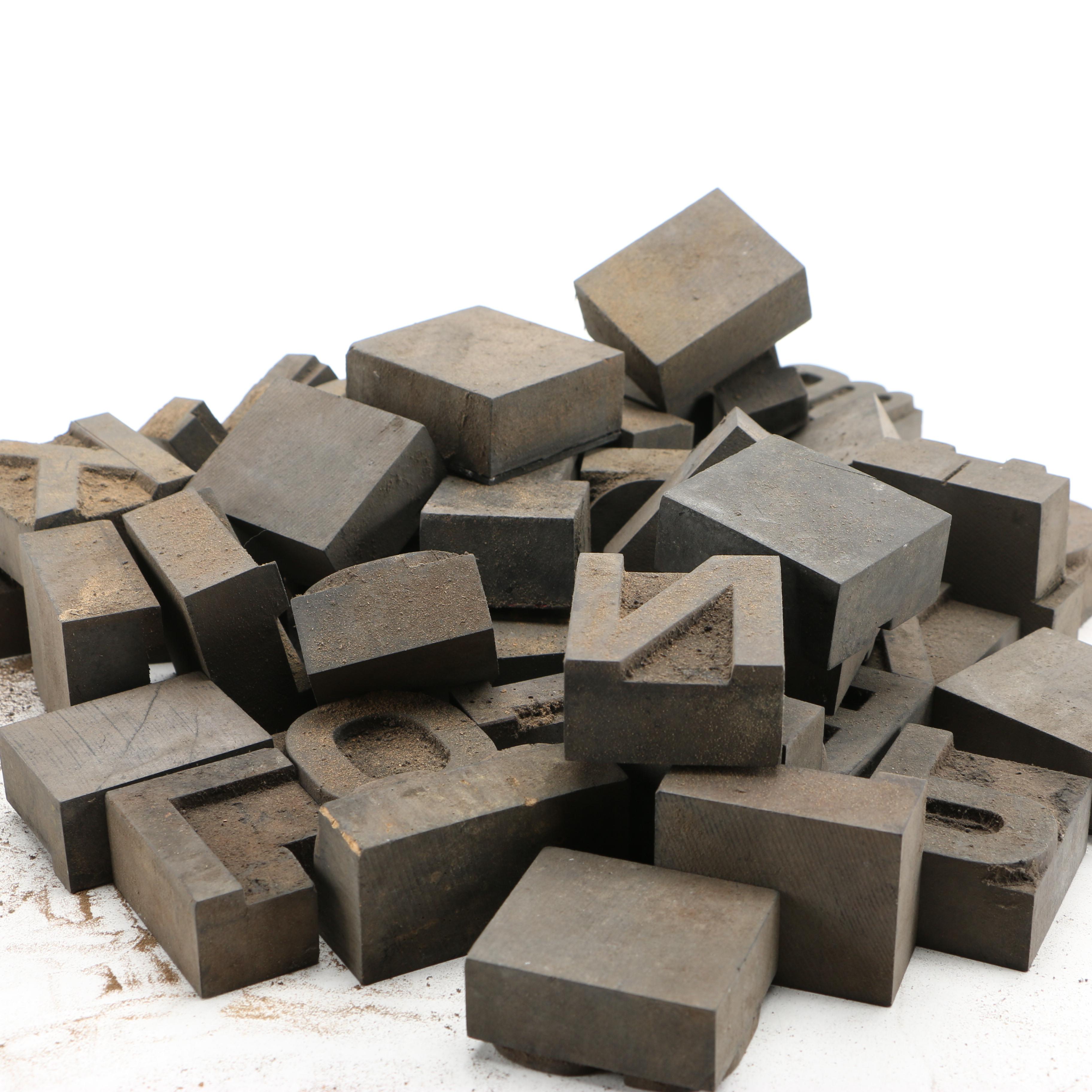 Assorted Alphabetical Printing Blocks