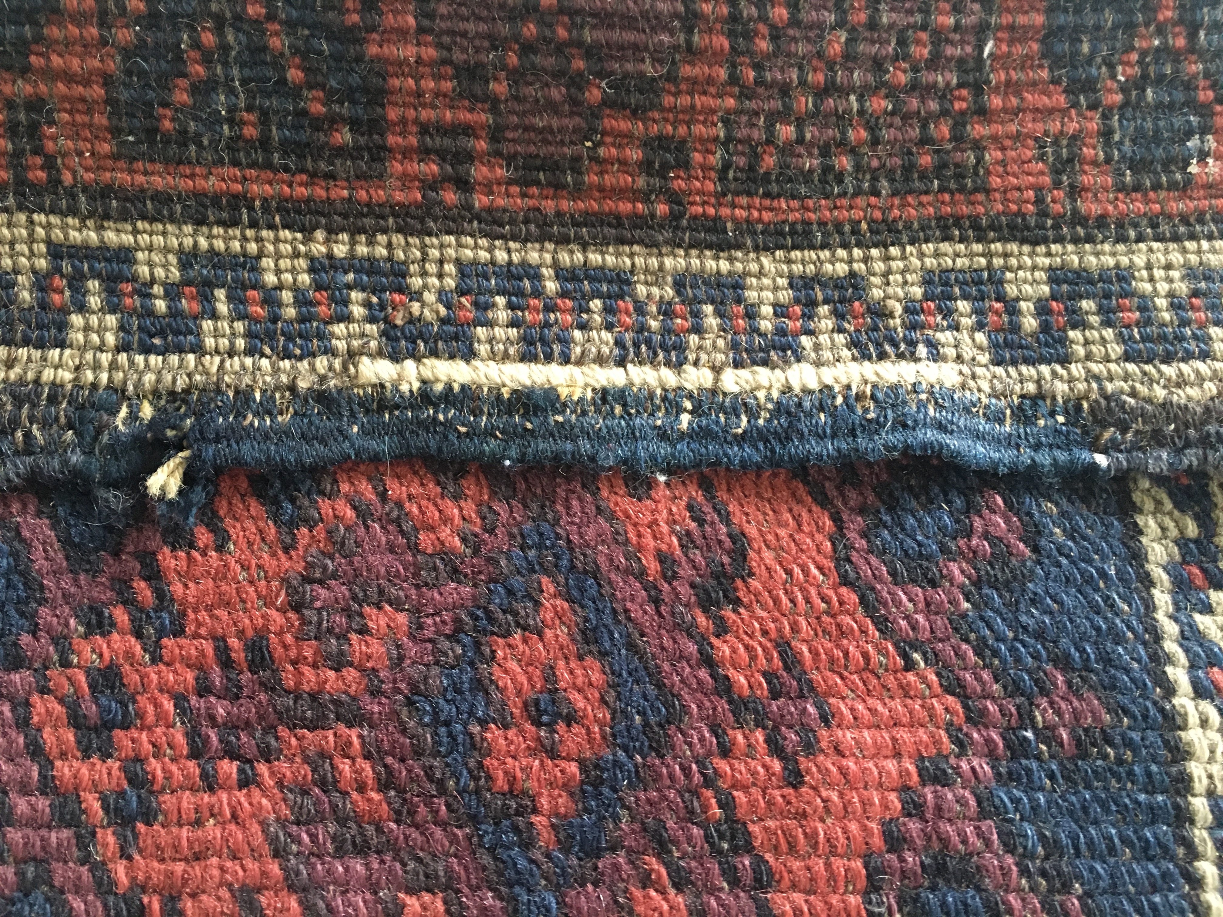 Antique Reversible Anatolian Long Rug