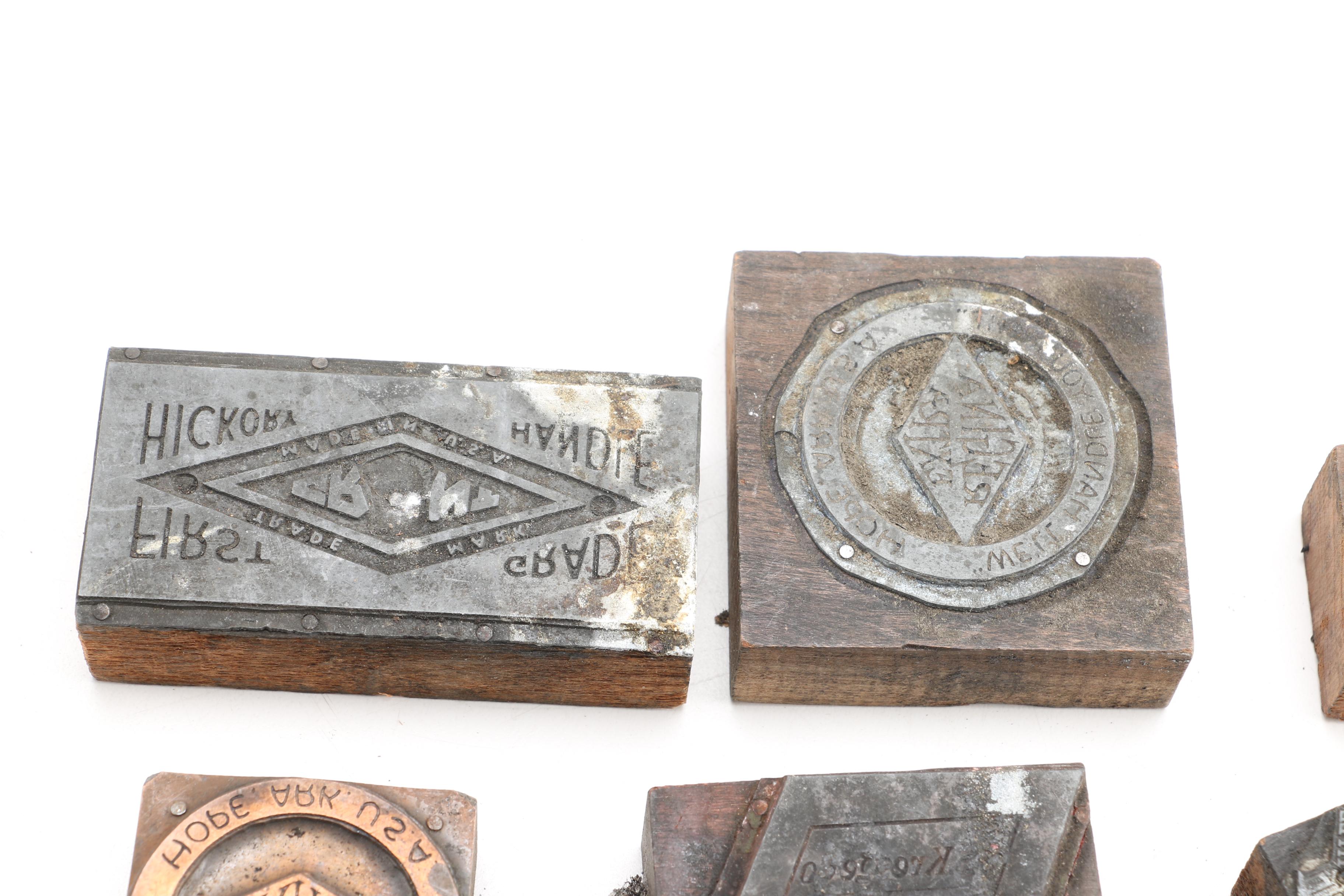 Assorted Commercial Label Print Blocks