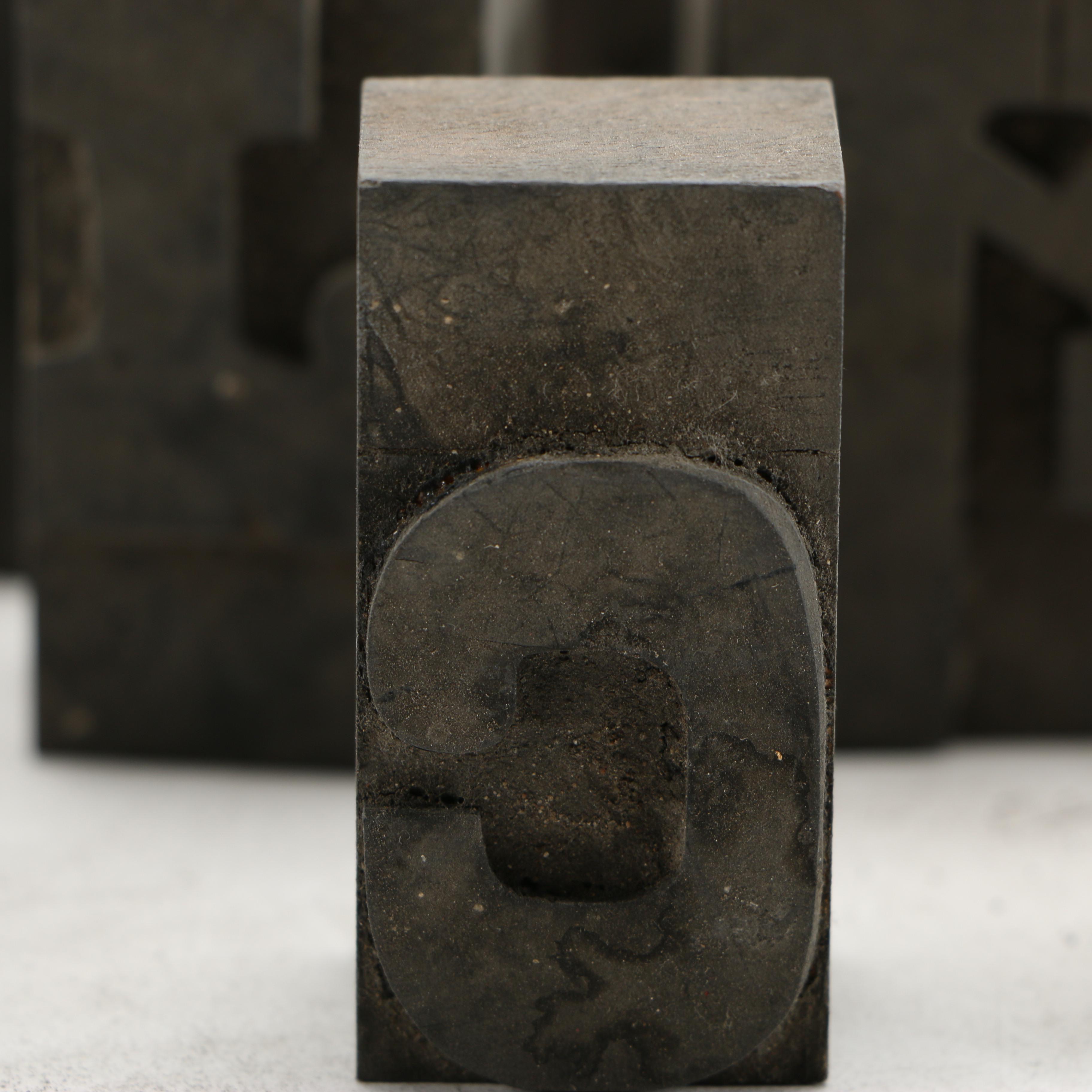 Mixed Font Printing Blocks