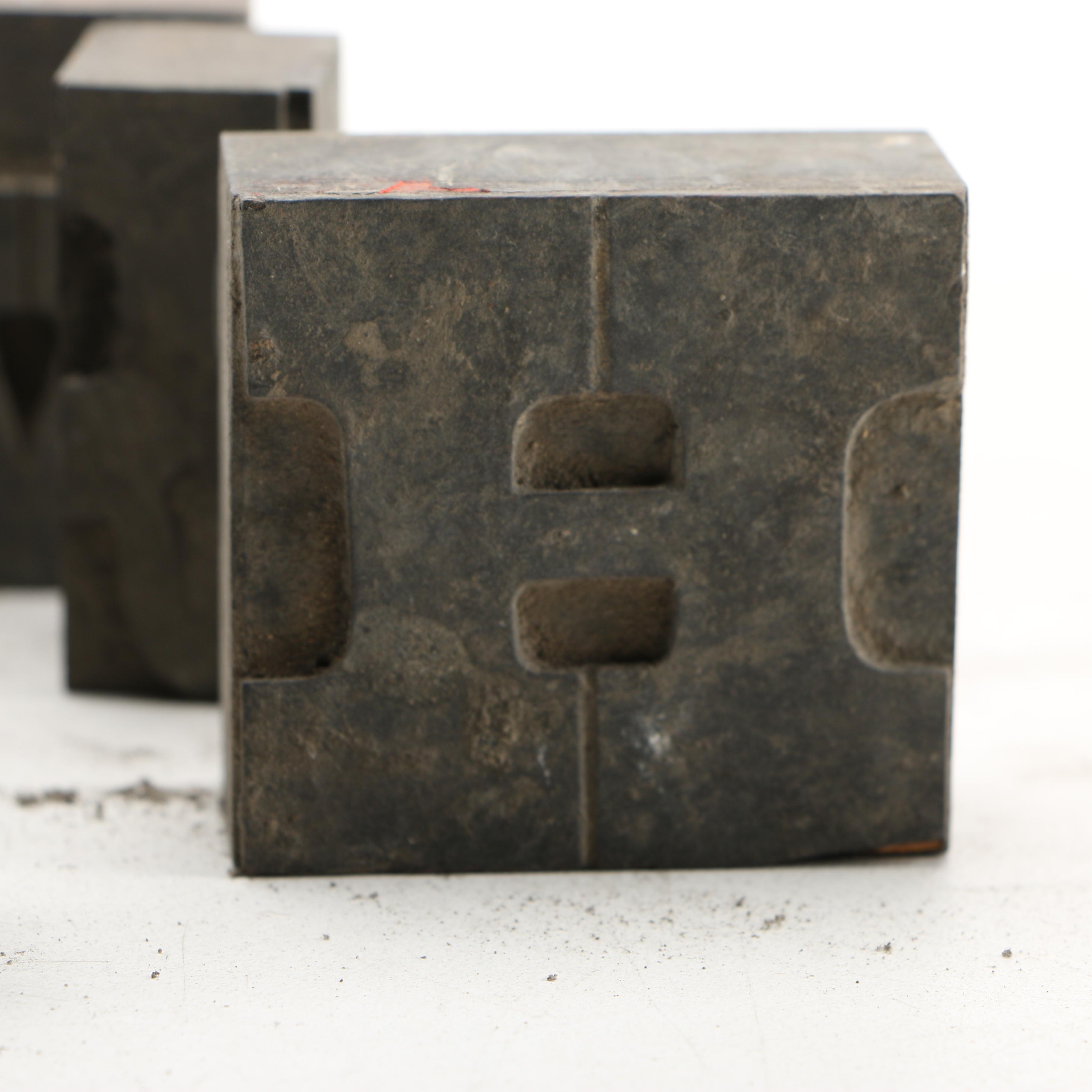 Mixed Font Printing Blocks