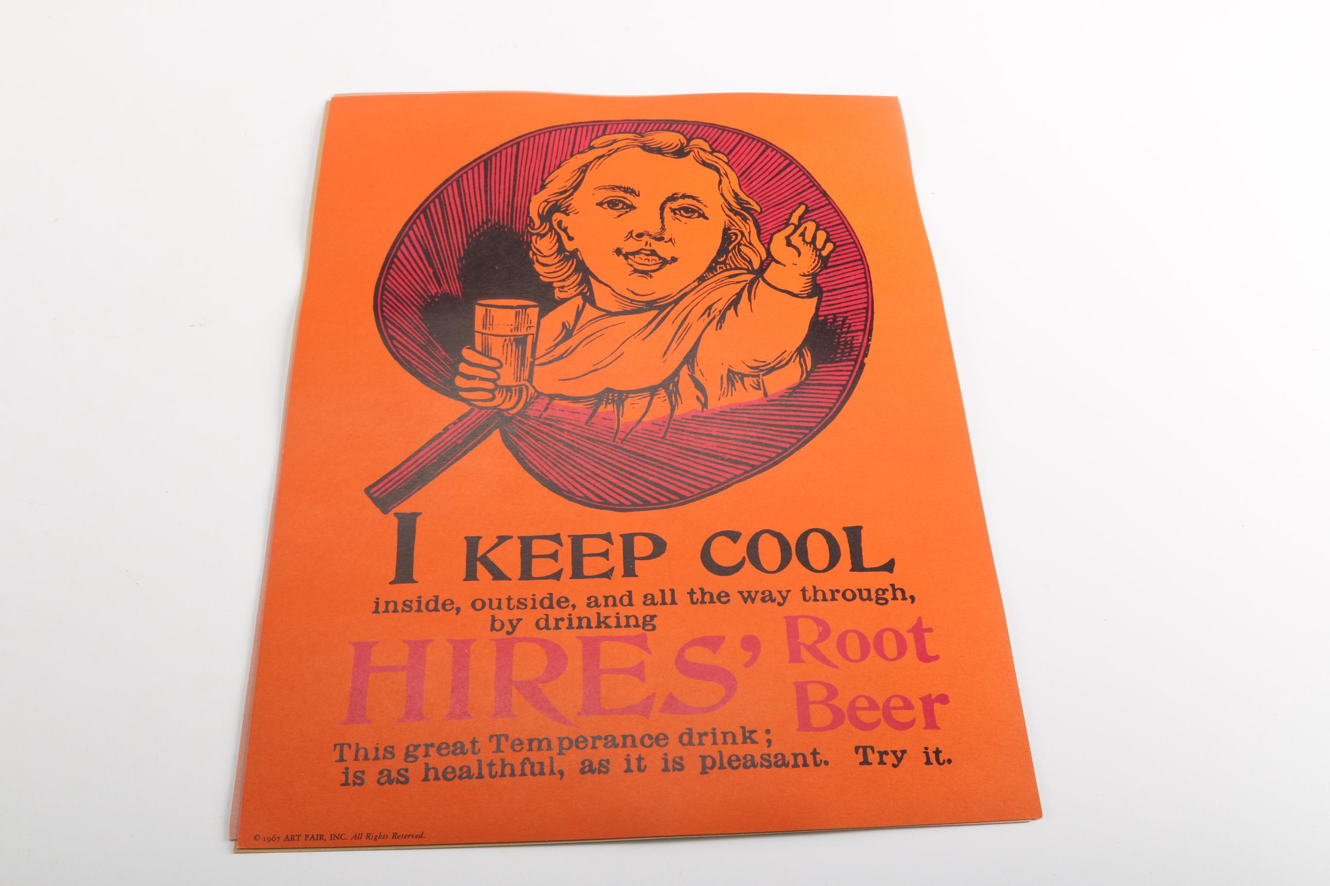 Vintage 1967 "Old Tyme" Trade Posters