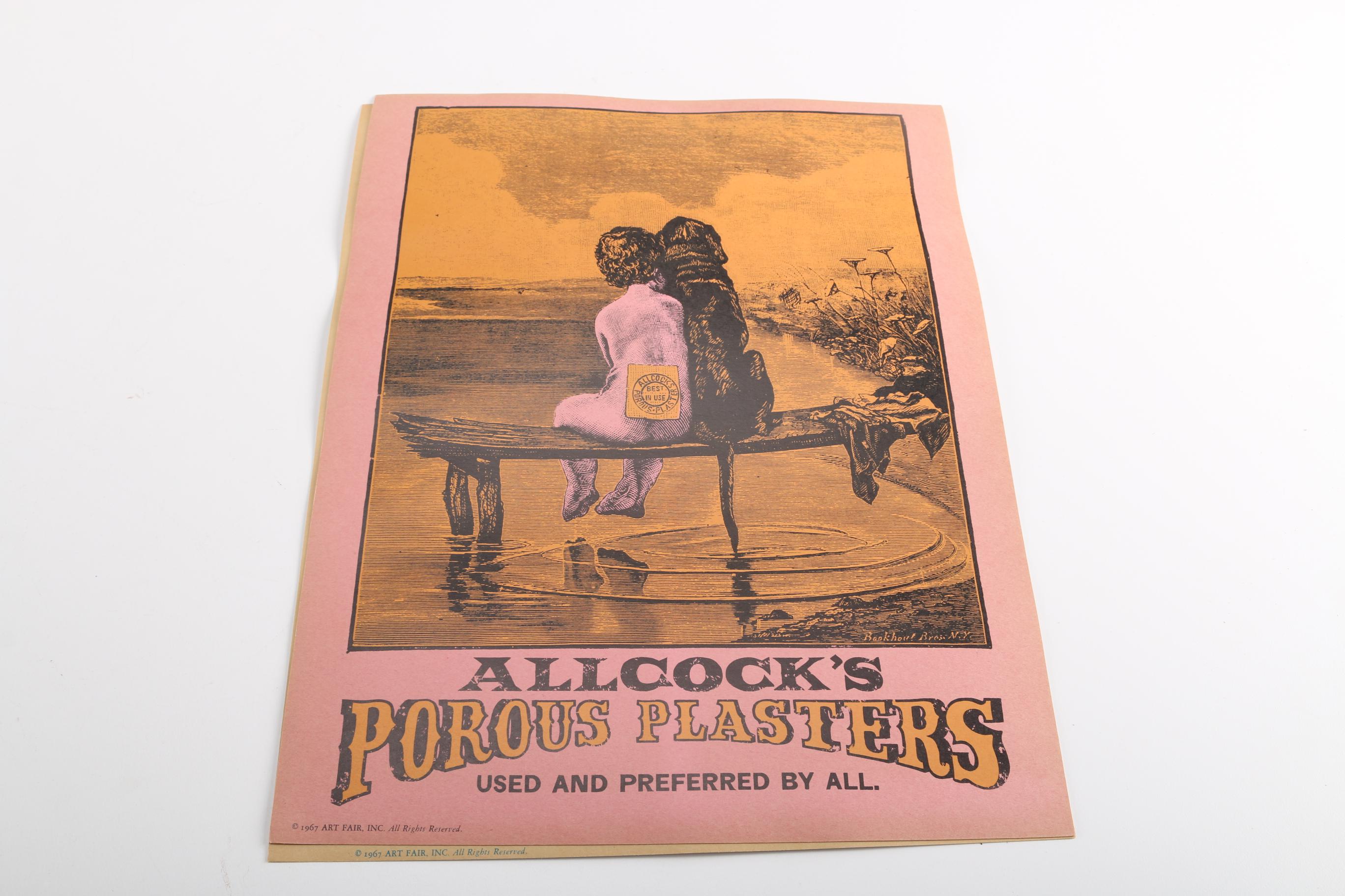 Vintage 1967 "Old Tyme" Trade Posters