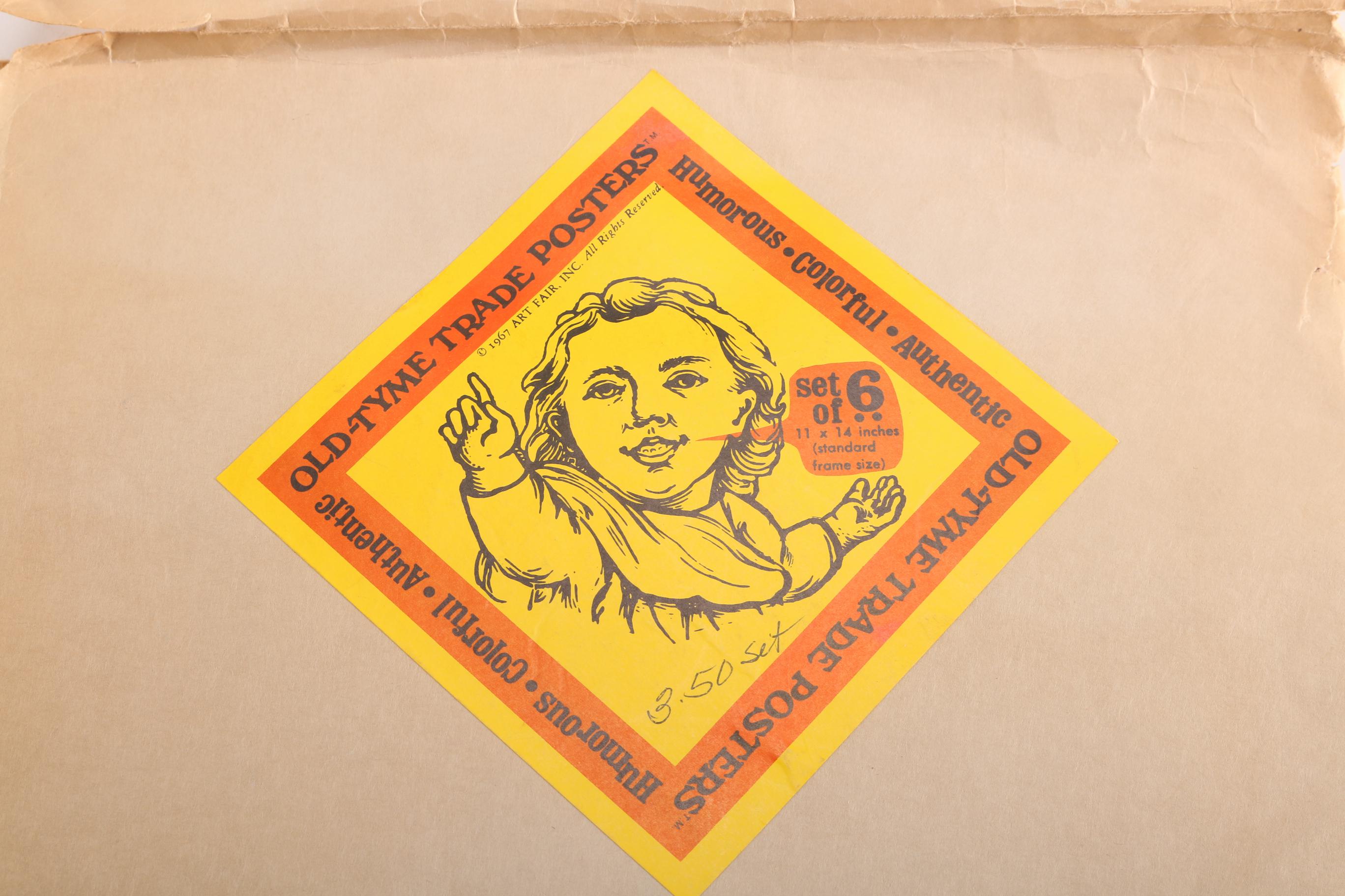 Vintage 1967 "Old Tyme" Trade Posters