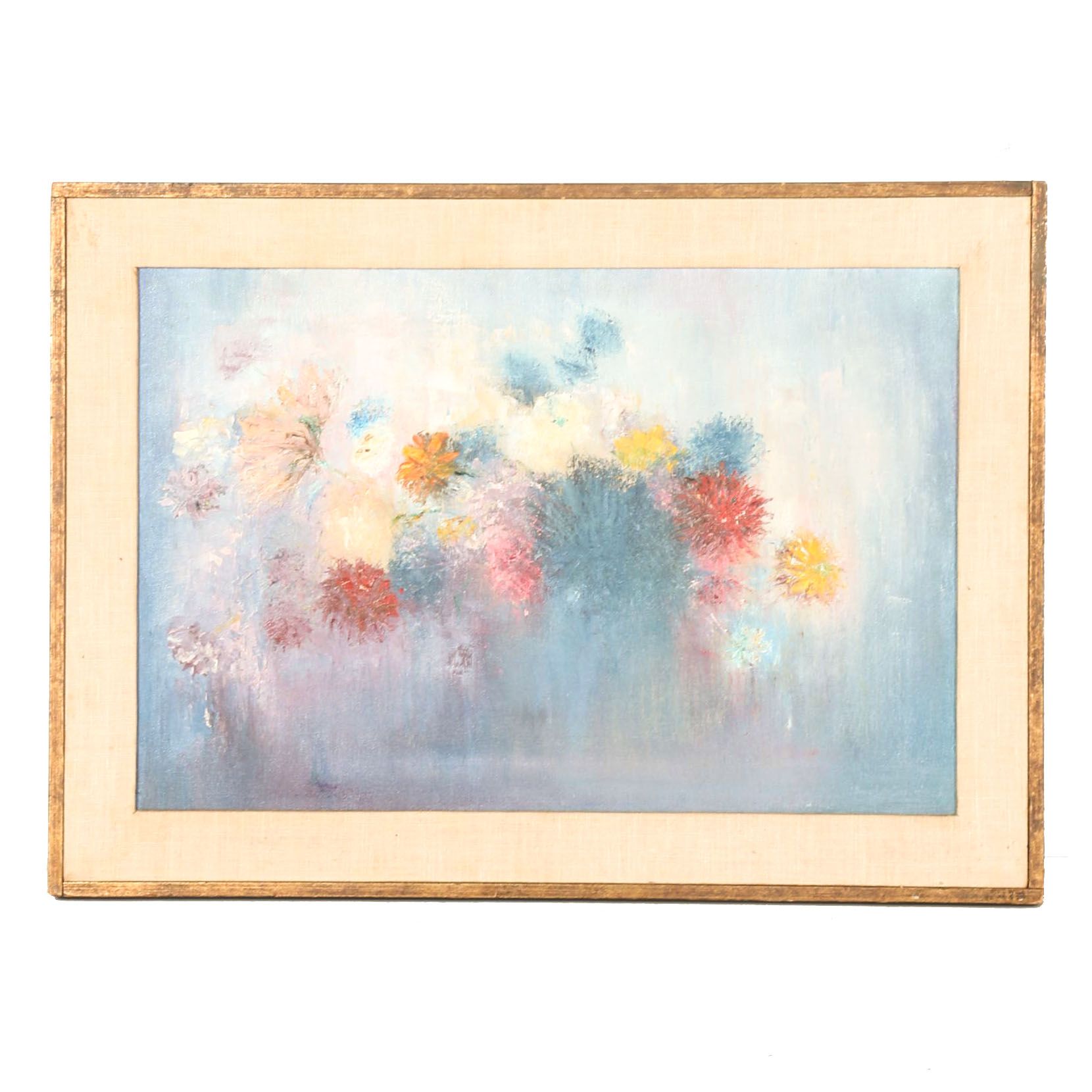 David Deutsch 1964 Oil on Canvas "Autumn Mist"