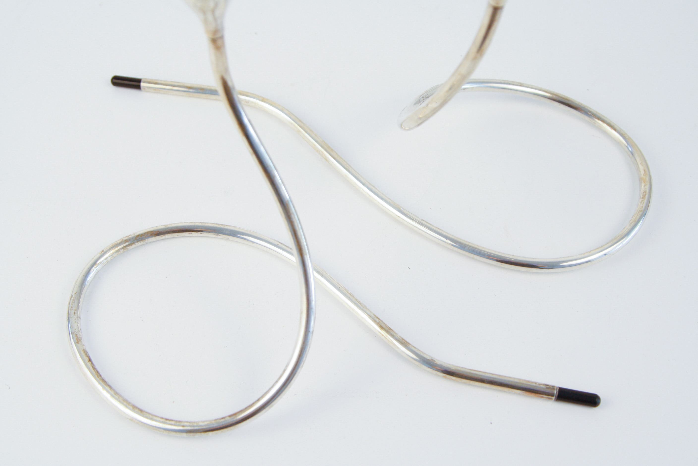 Pair of Mid-Century Towle Weighted Sterling Silver Candleholders