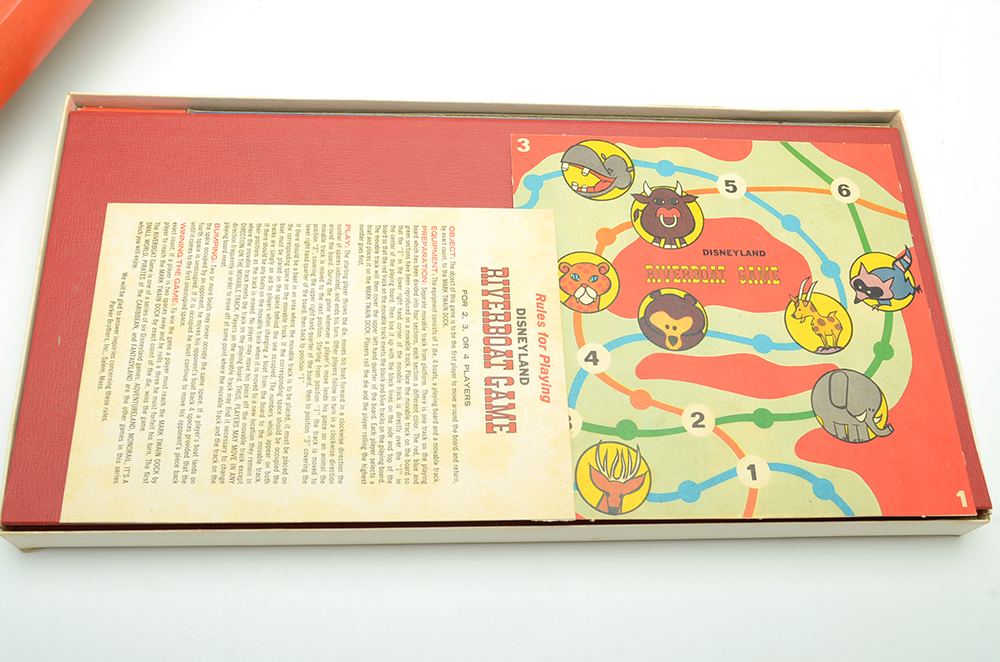 1950s–1970s Disney Theme Parks Board Games