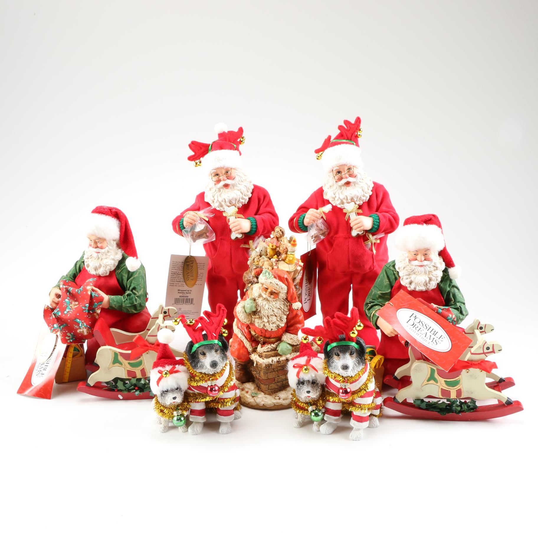 Christmas Figurines Including Giordano