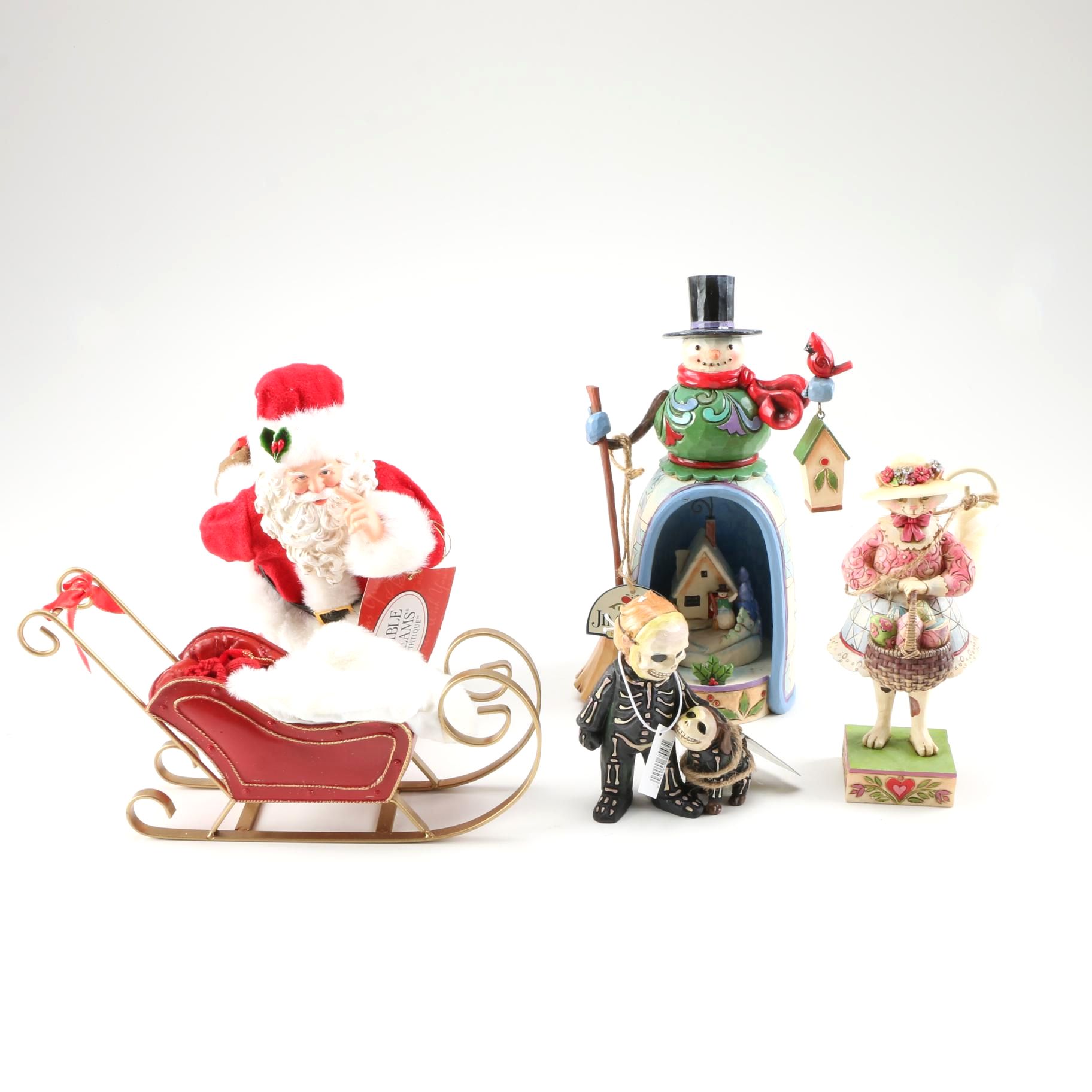 Collection of Jim Shore and Department 56 Figurines