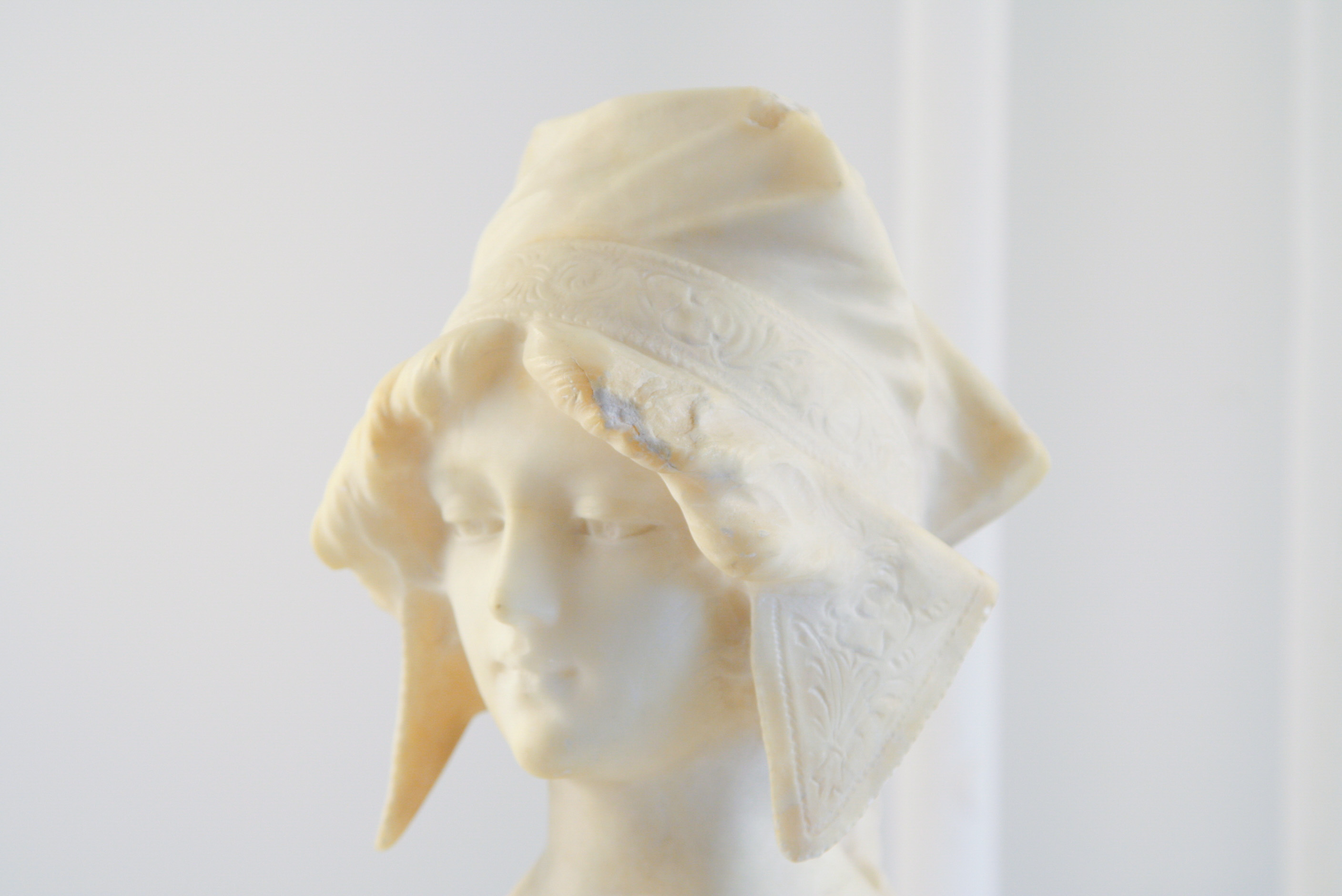 Late 19th Century G. Pochini Marble Bust of a Woman