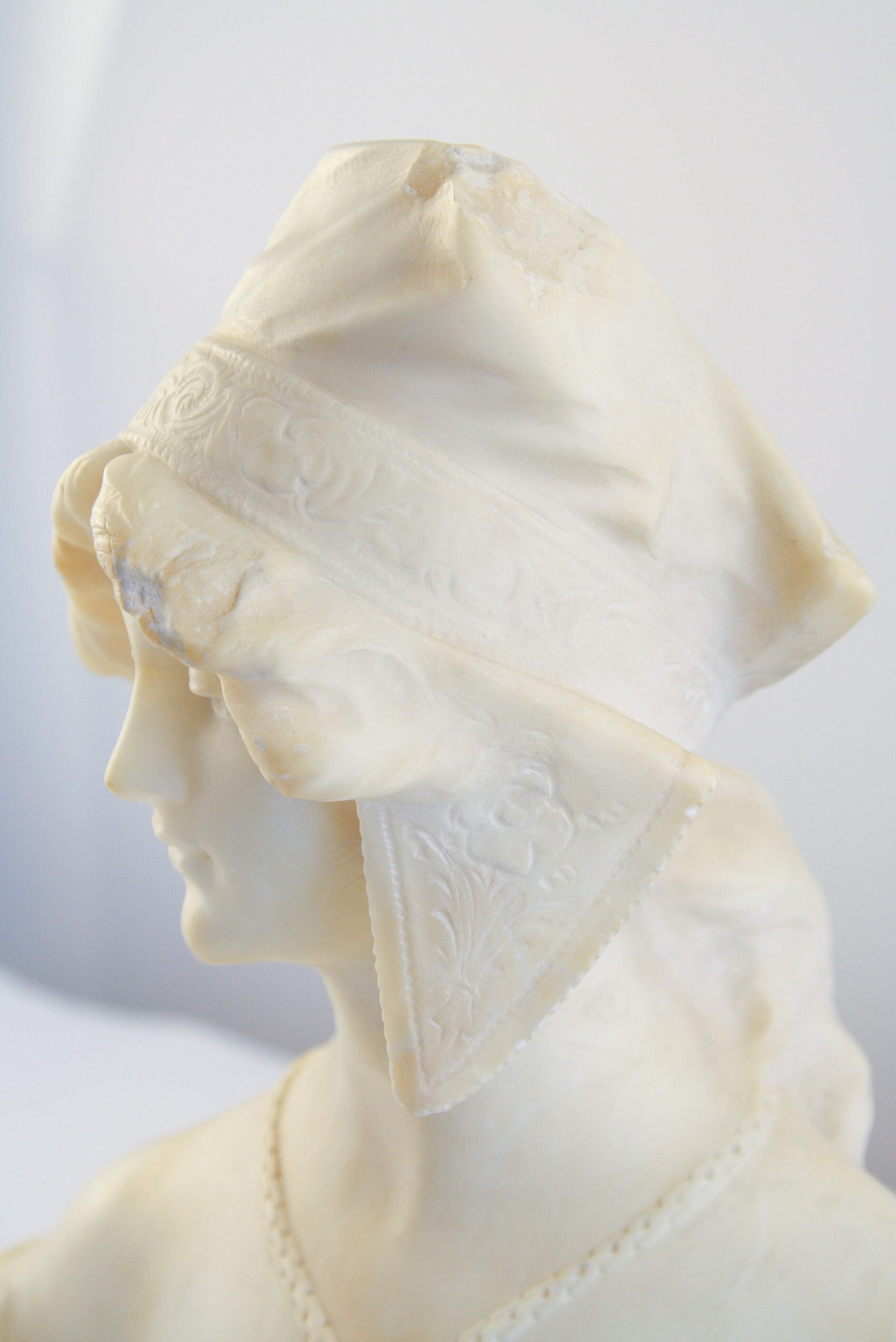 Late 19th Century G. Pochini Marble Bust of a Woman