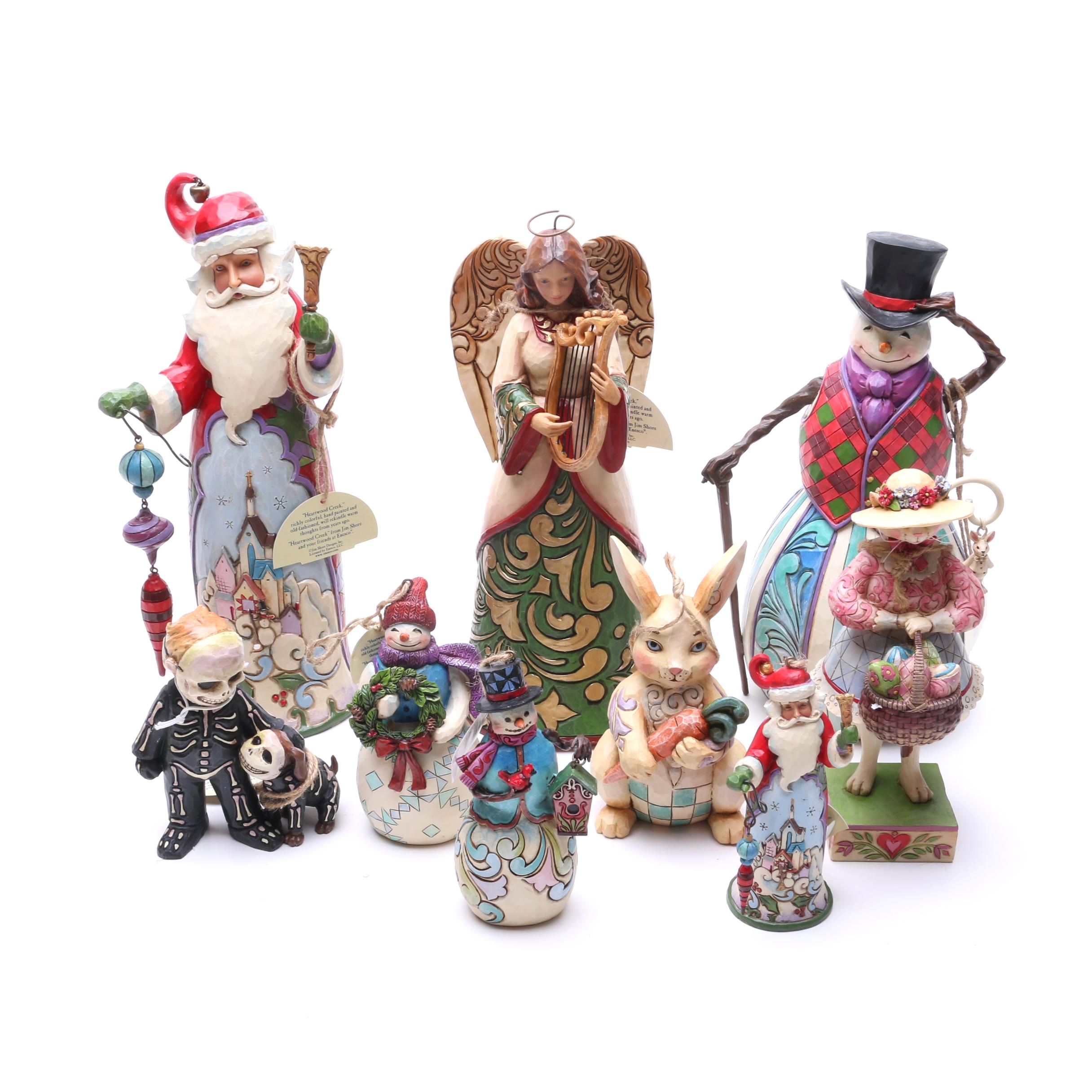 Jim Shore Holiday Figurines and Ornaments