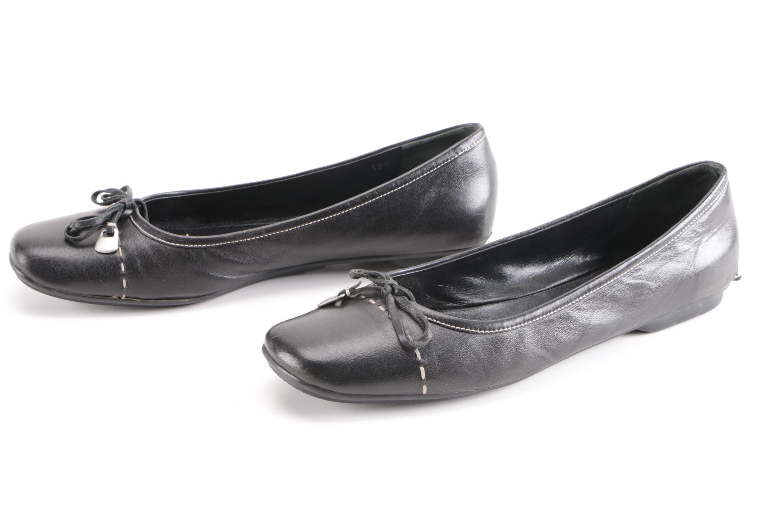 Women's Leather Flats Including Prada