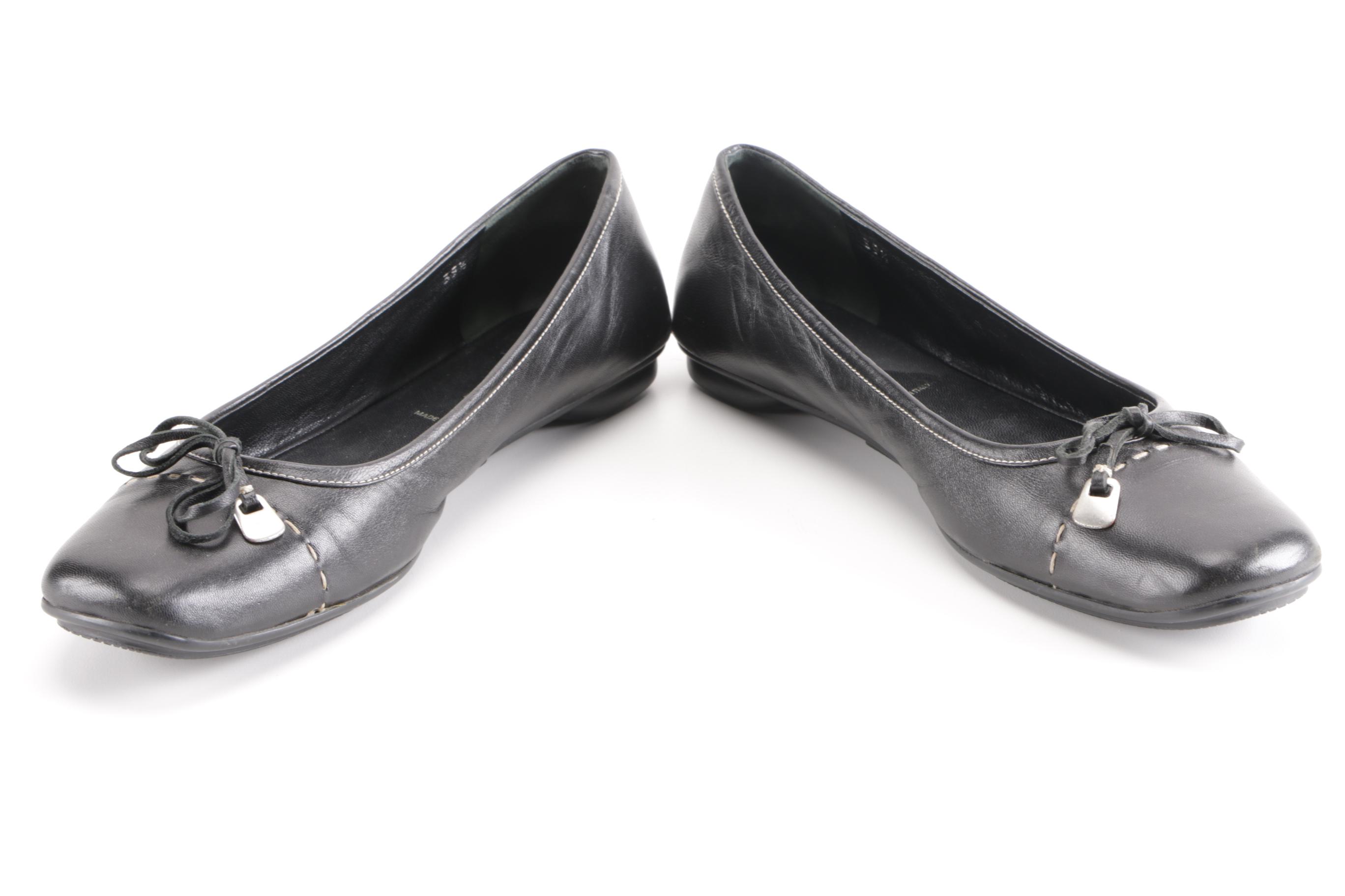 Women's Leather Flats Including Prada