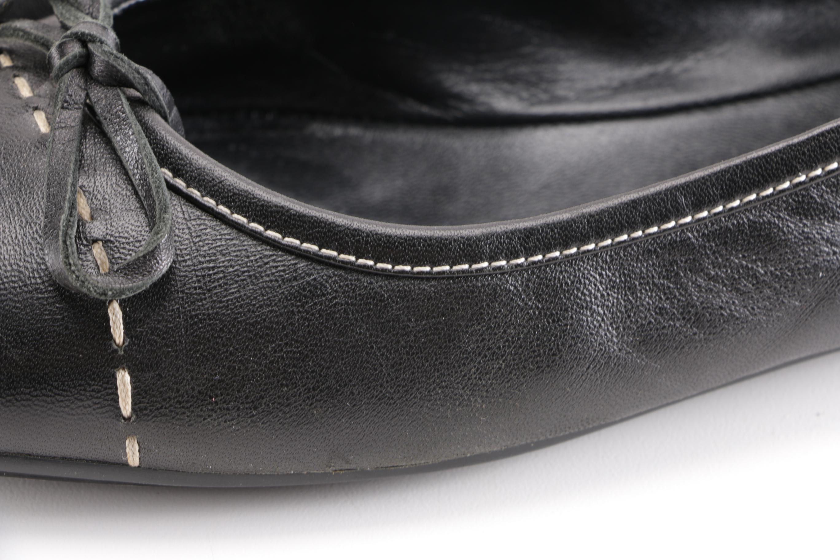 Women's Leather Flats Including Prada