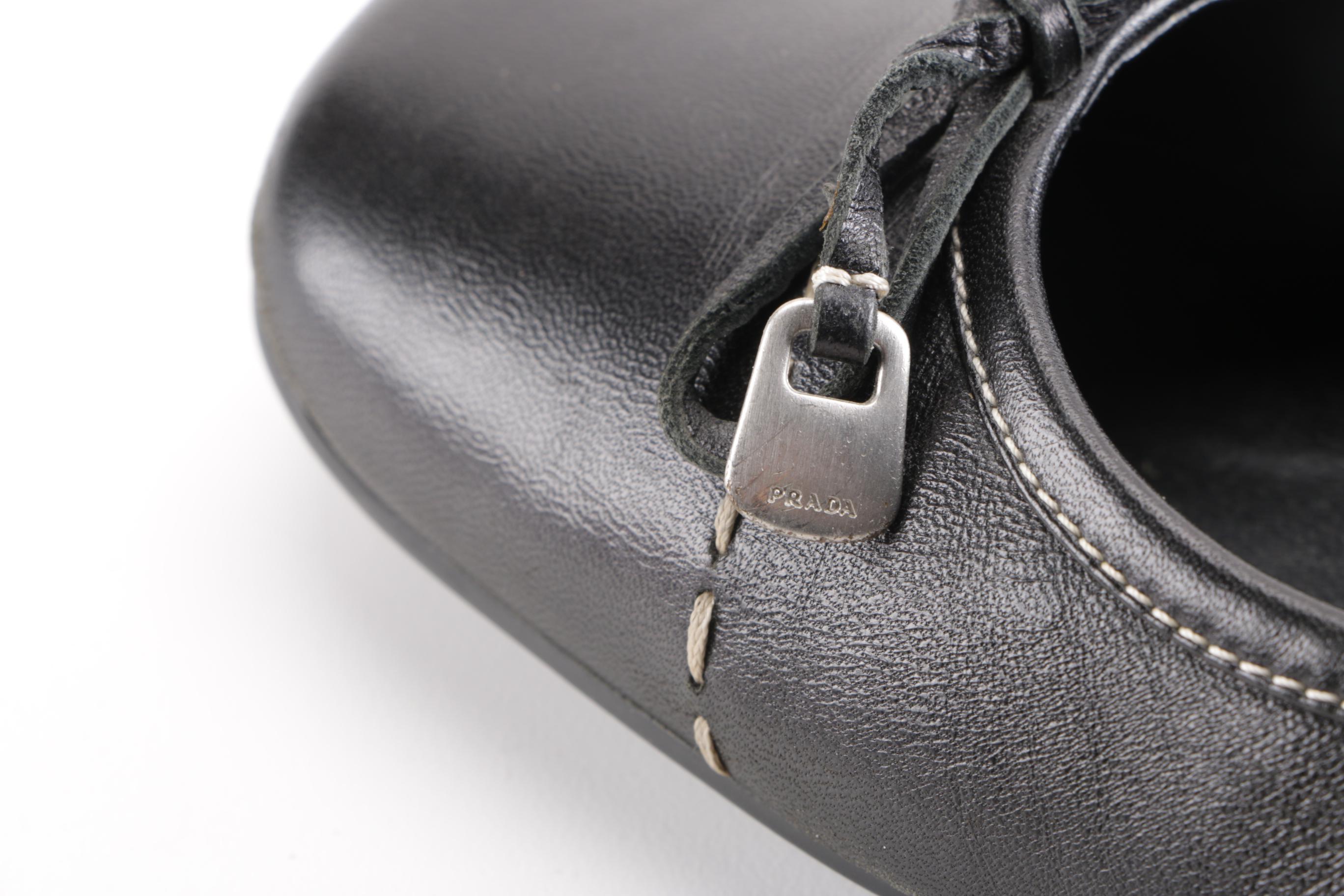 Women's Leather Flats Including Prada