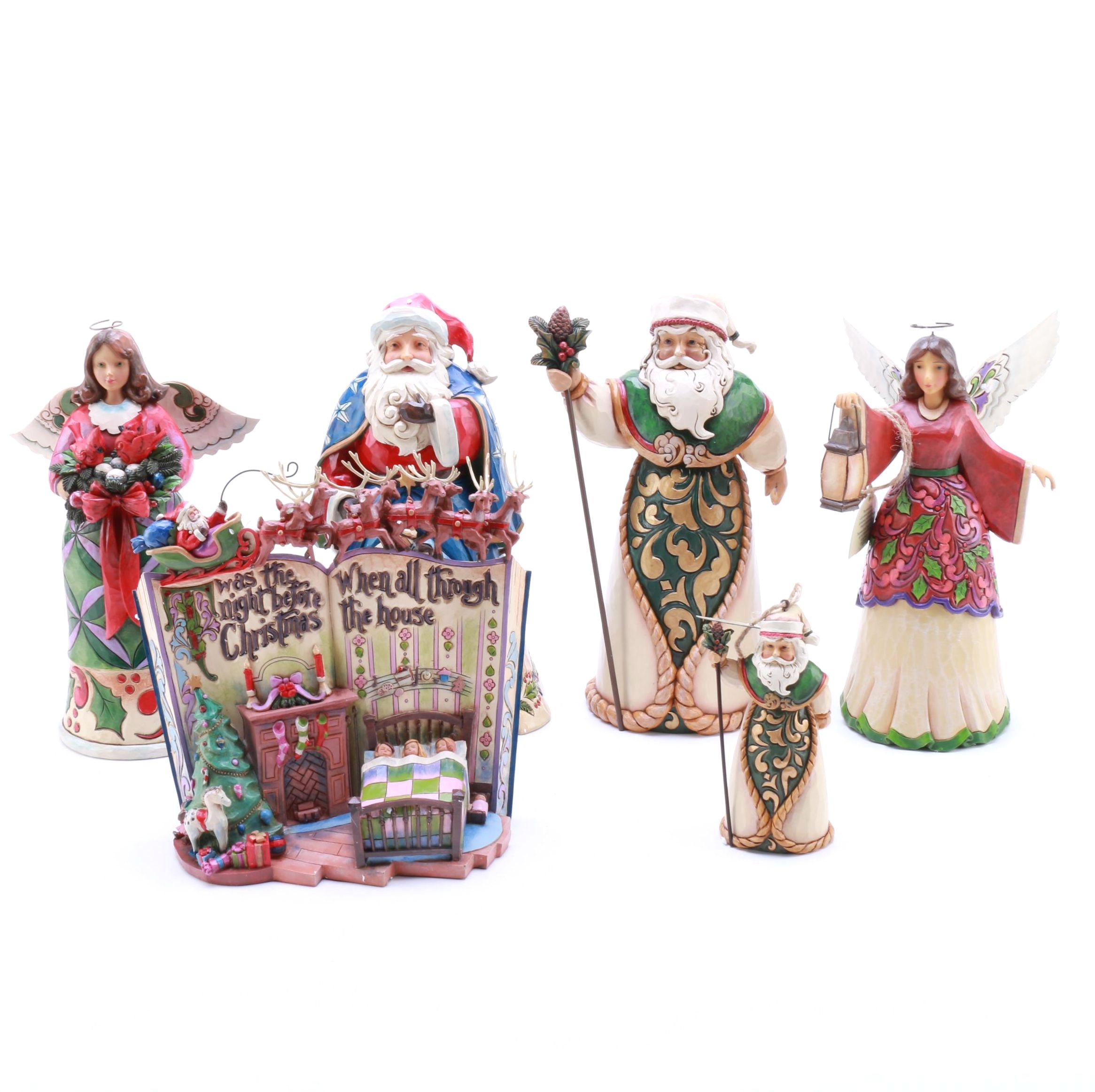 Holiday Figurines by Jim Shore.