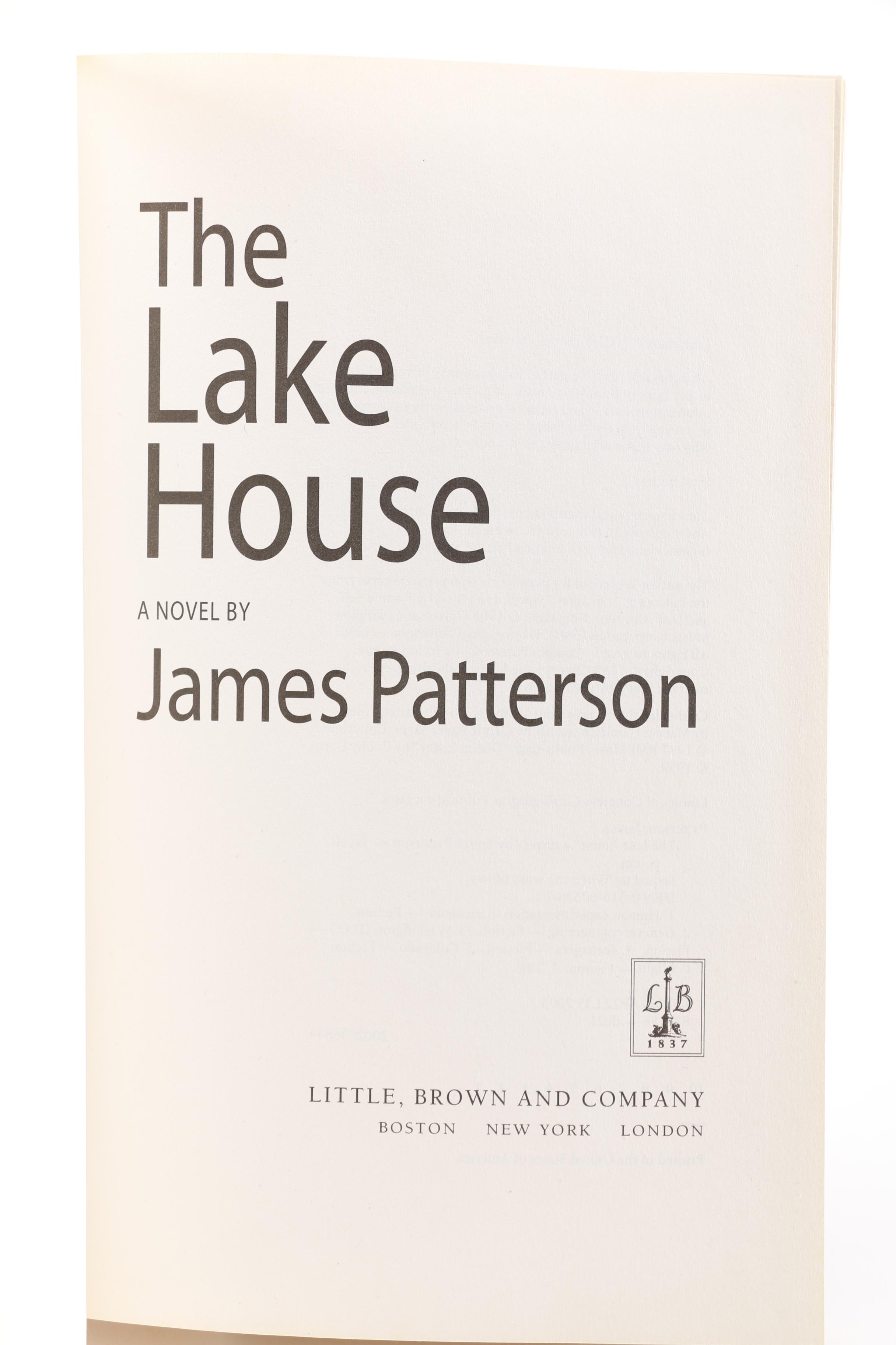 First Edition James Patterson Novels including "The Lakehouse"