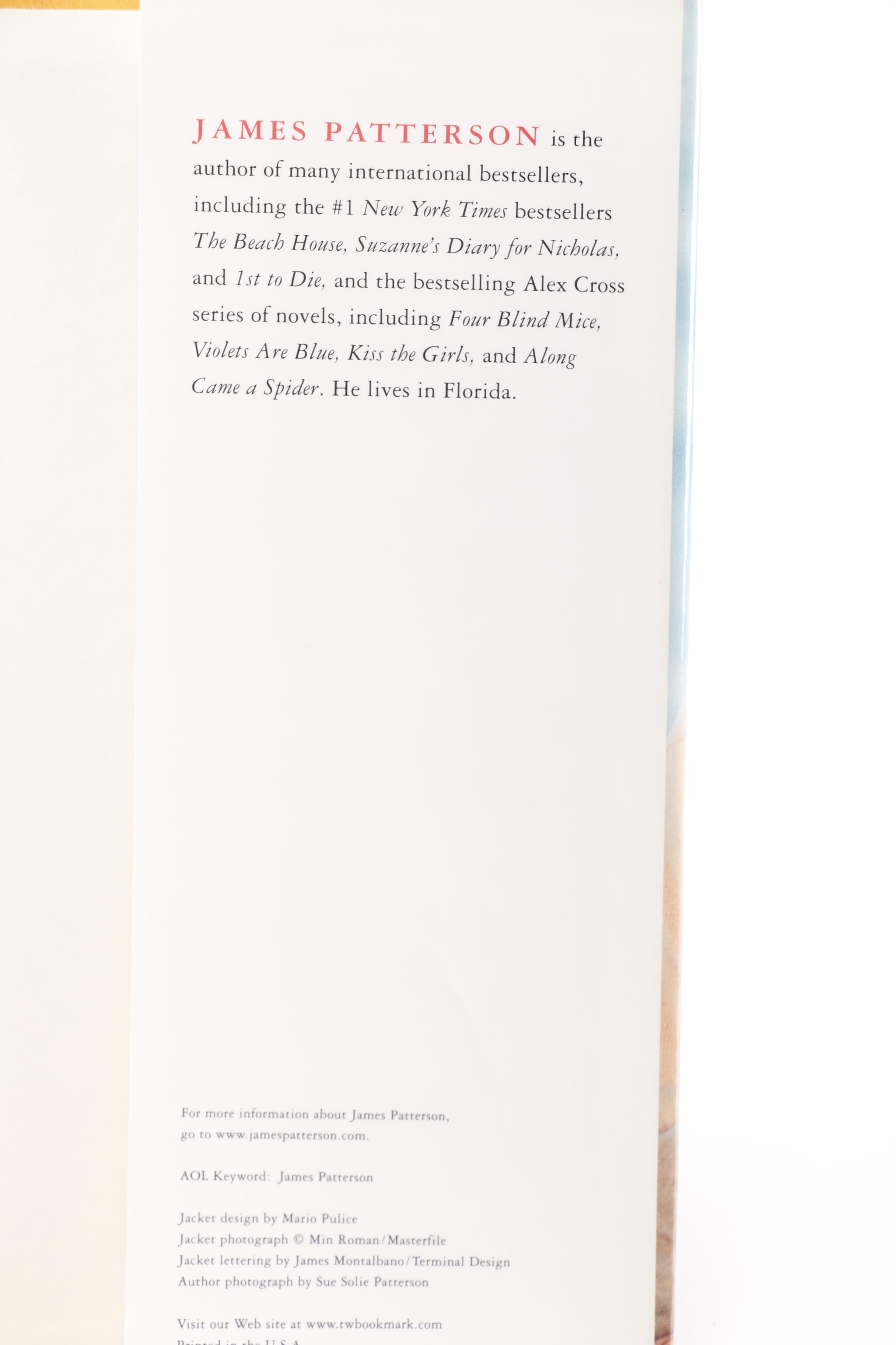 First Edition James Patterson Novels including "The Lakehouse"