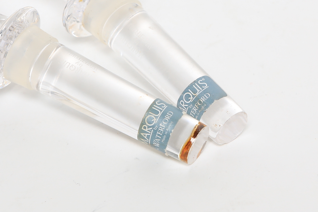 Pair of Marquis by Waterford Crystal Wine Stoppers