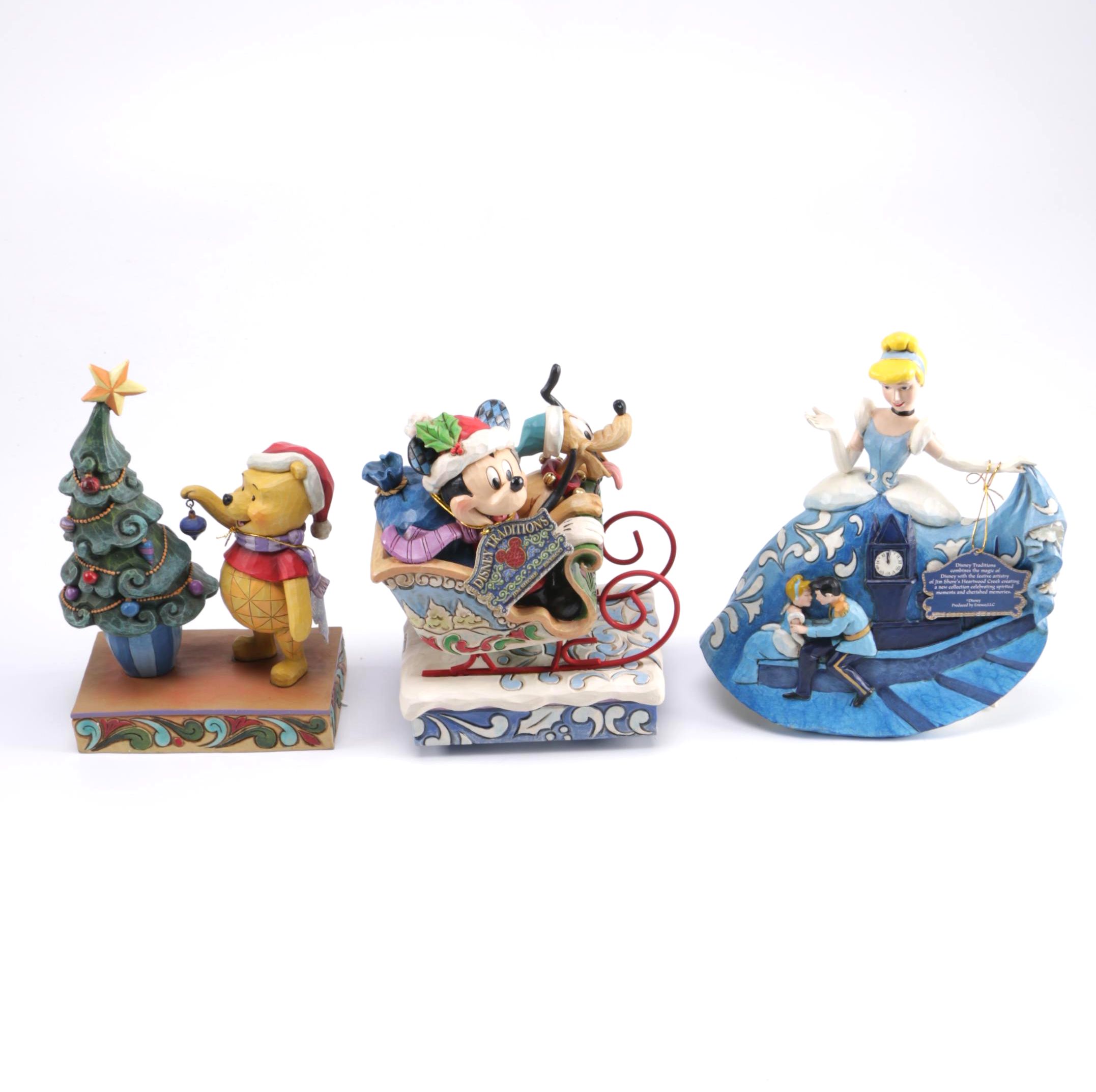 Disney Figurines Featuring 65th Anniversary and Holiday Music Box