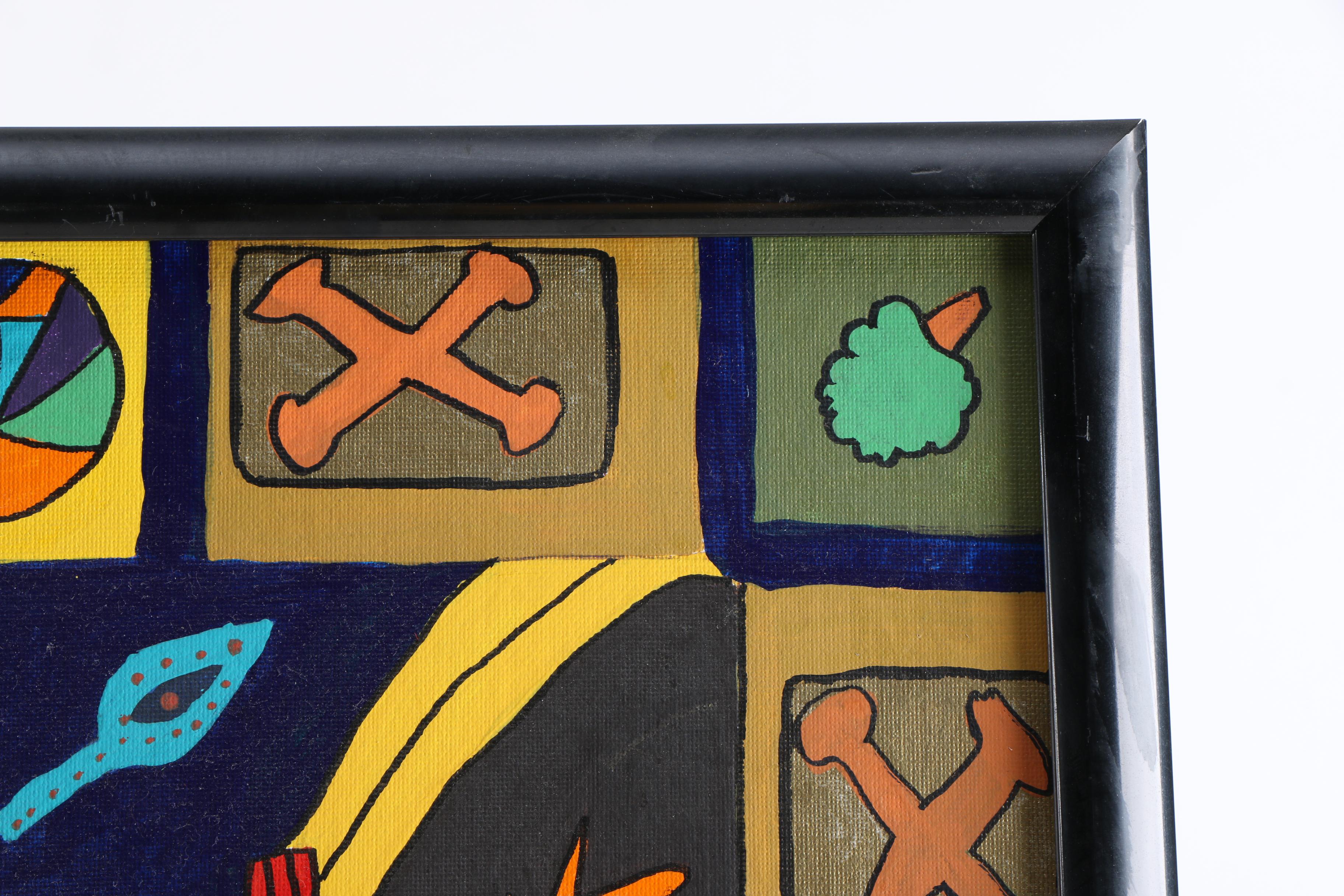 Oil Paintings on Canvas of Abstract Figures