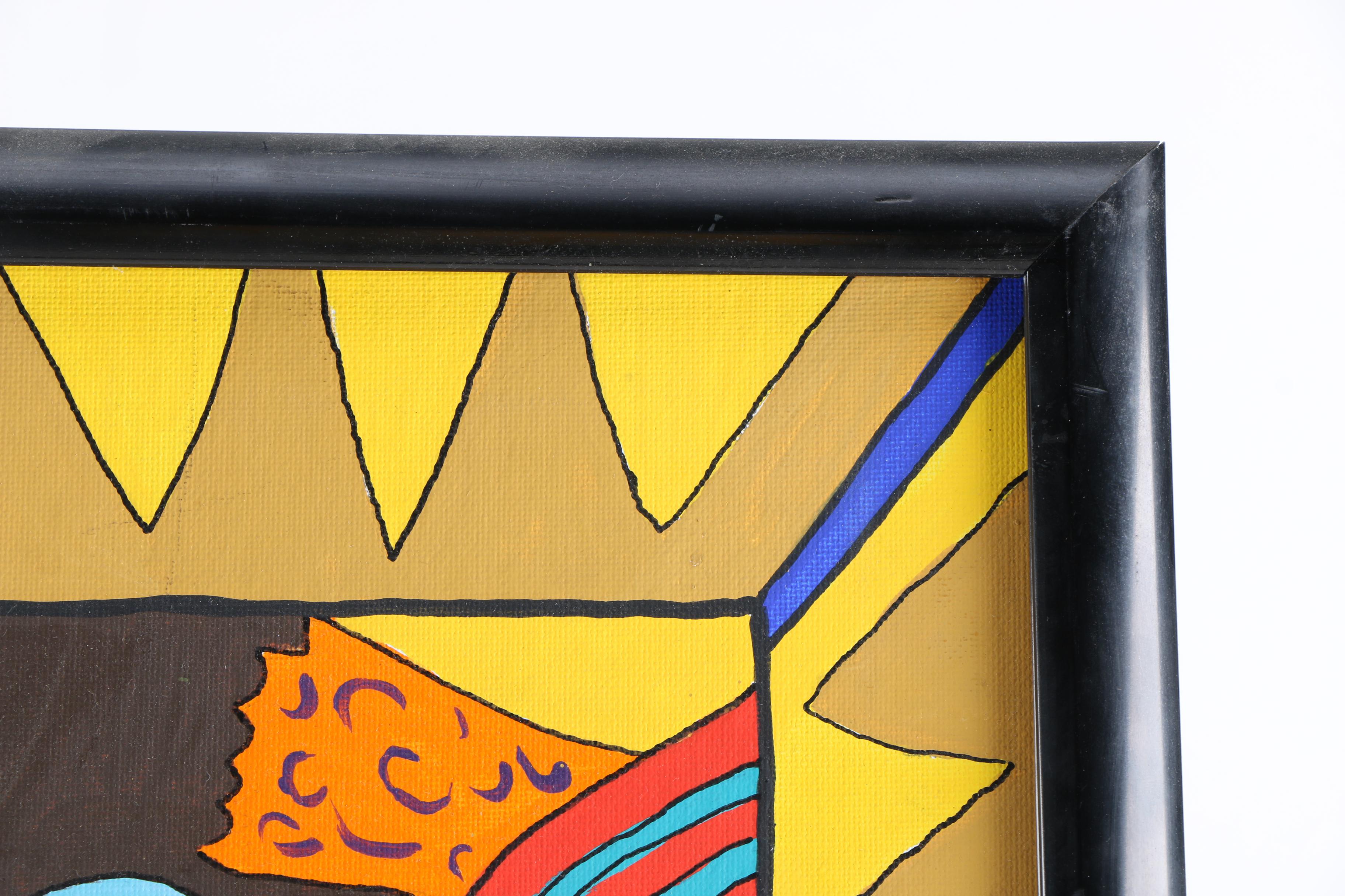 Oil Paintings on Canvas of Abstract Figures