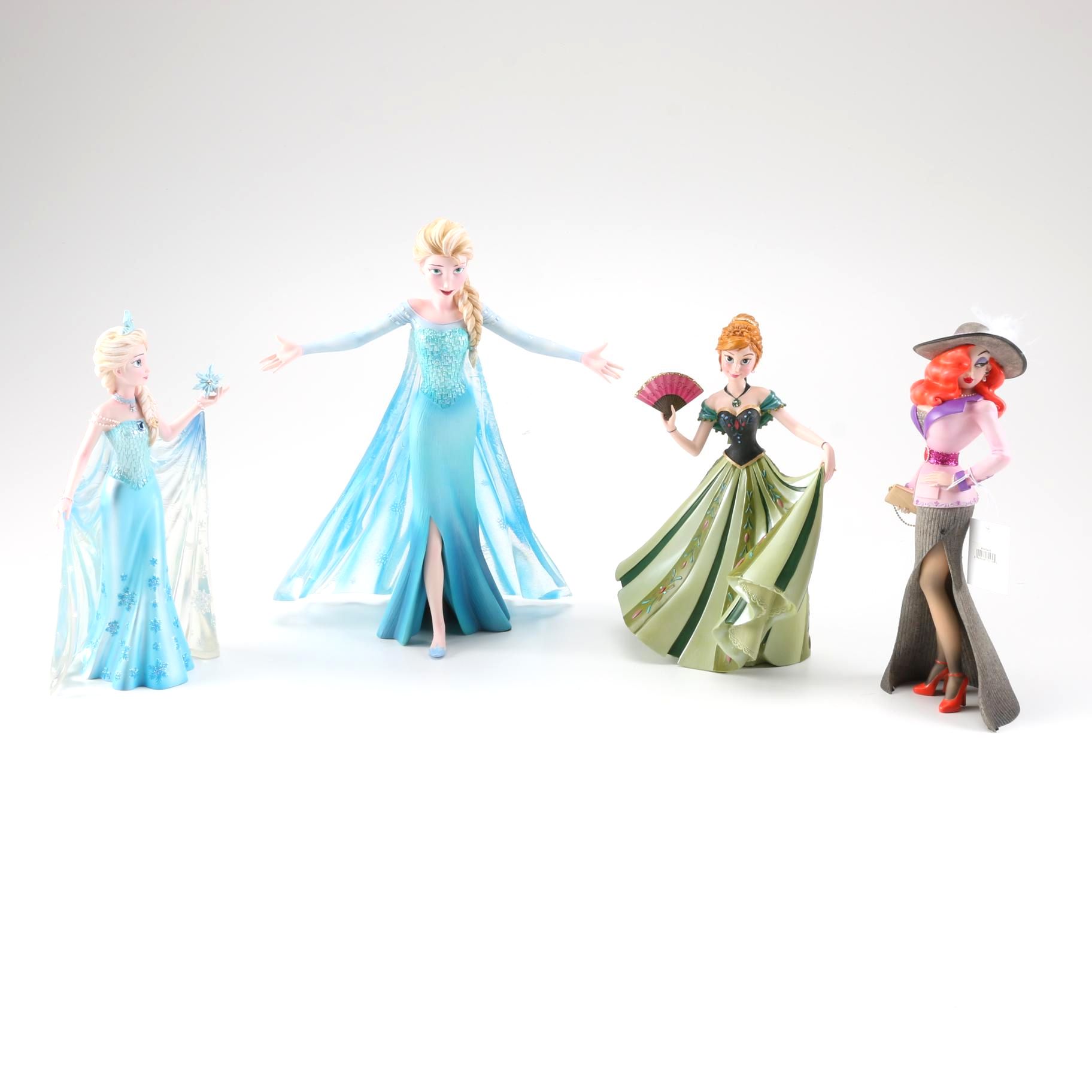 Disney Figurines Including "Anna"