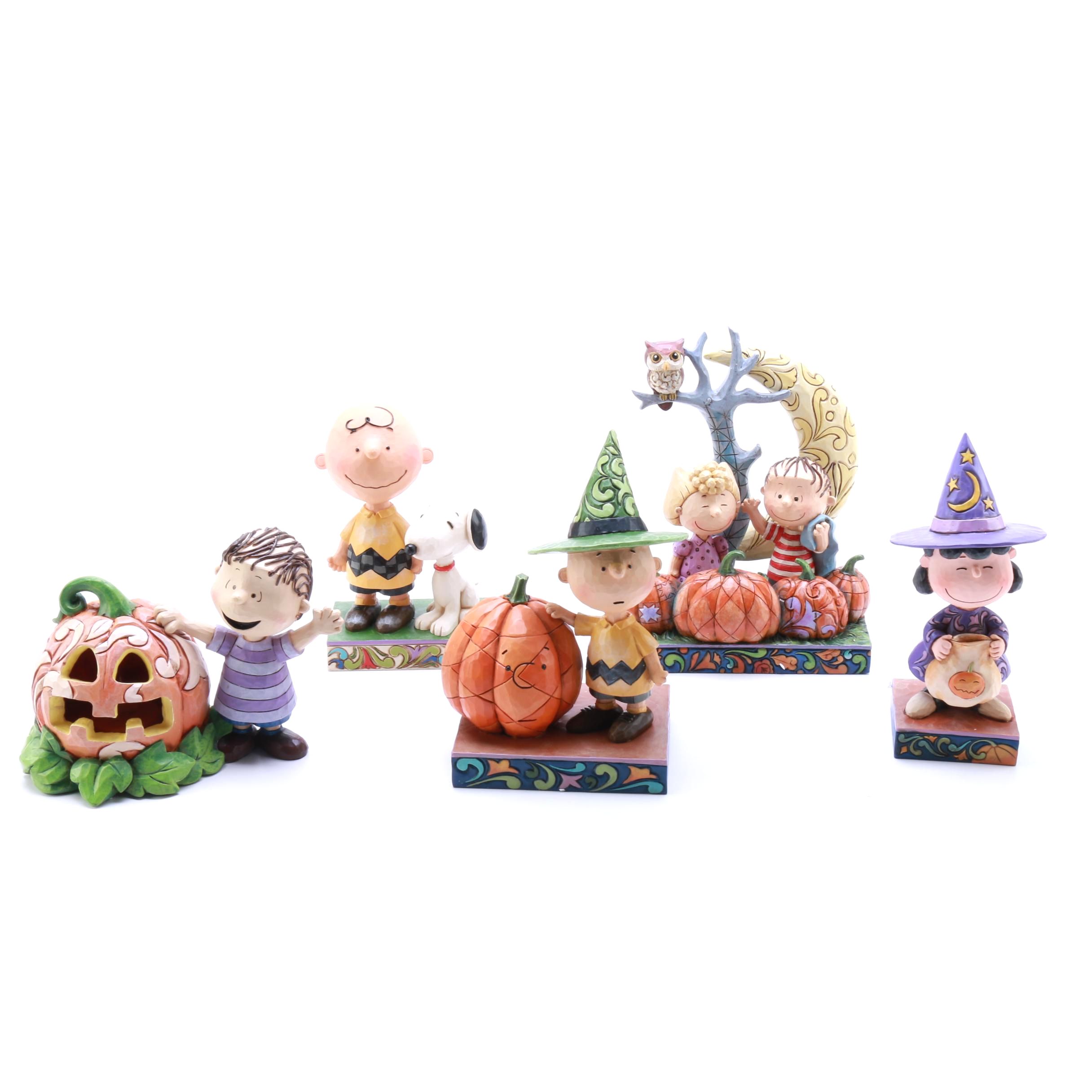 Peanuts Halloween Themed Figurines by Jim Shore.
