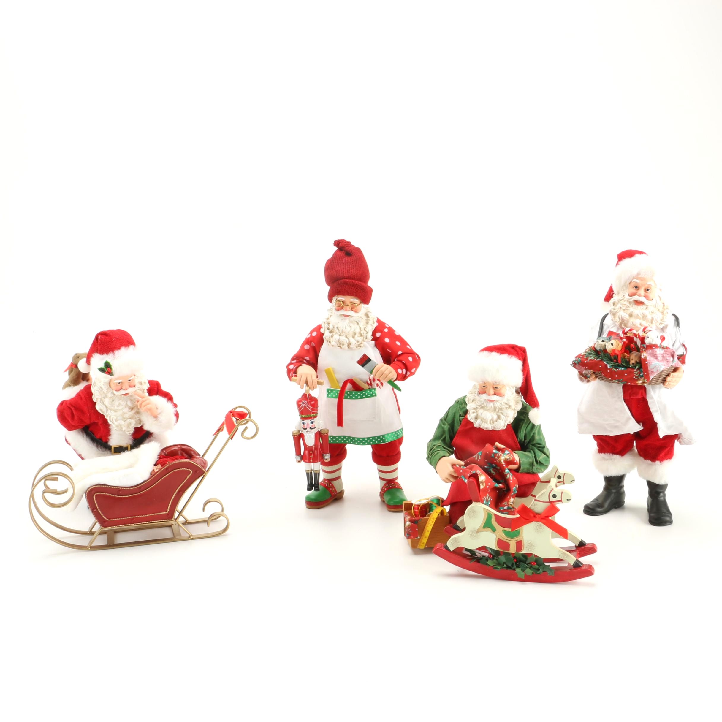 "Possible Dream" Department 56 Santa Claus Figurines