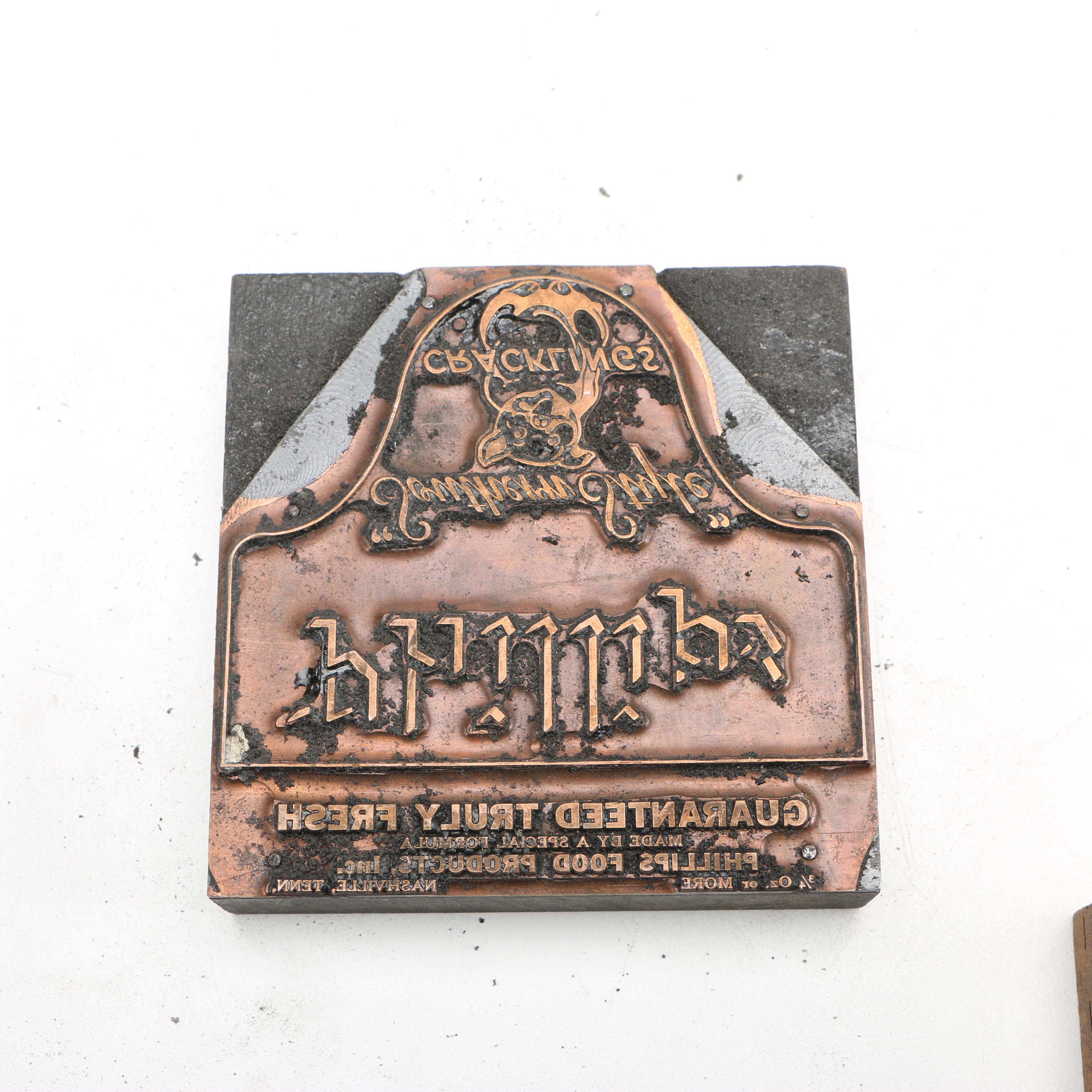 Commercial Printing Blocks Including "Eldorado"