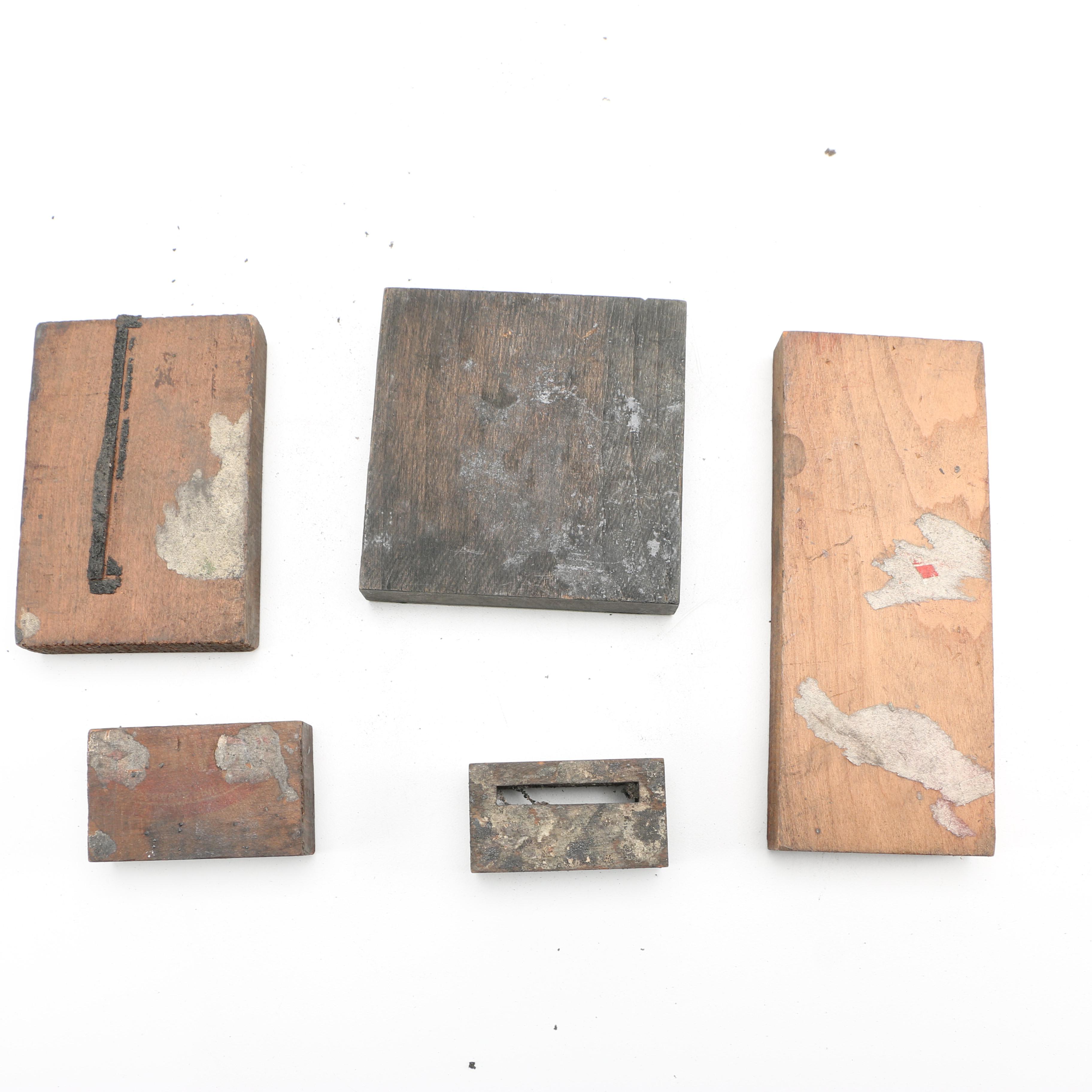 Commercial Printing Blocks Including "Eldorado"