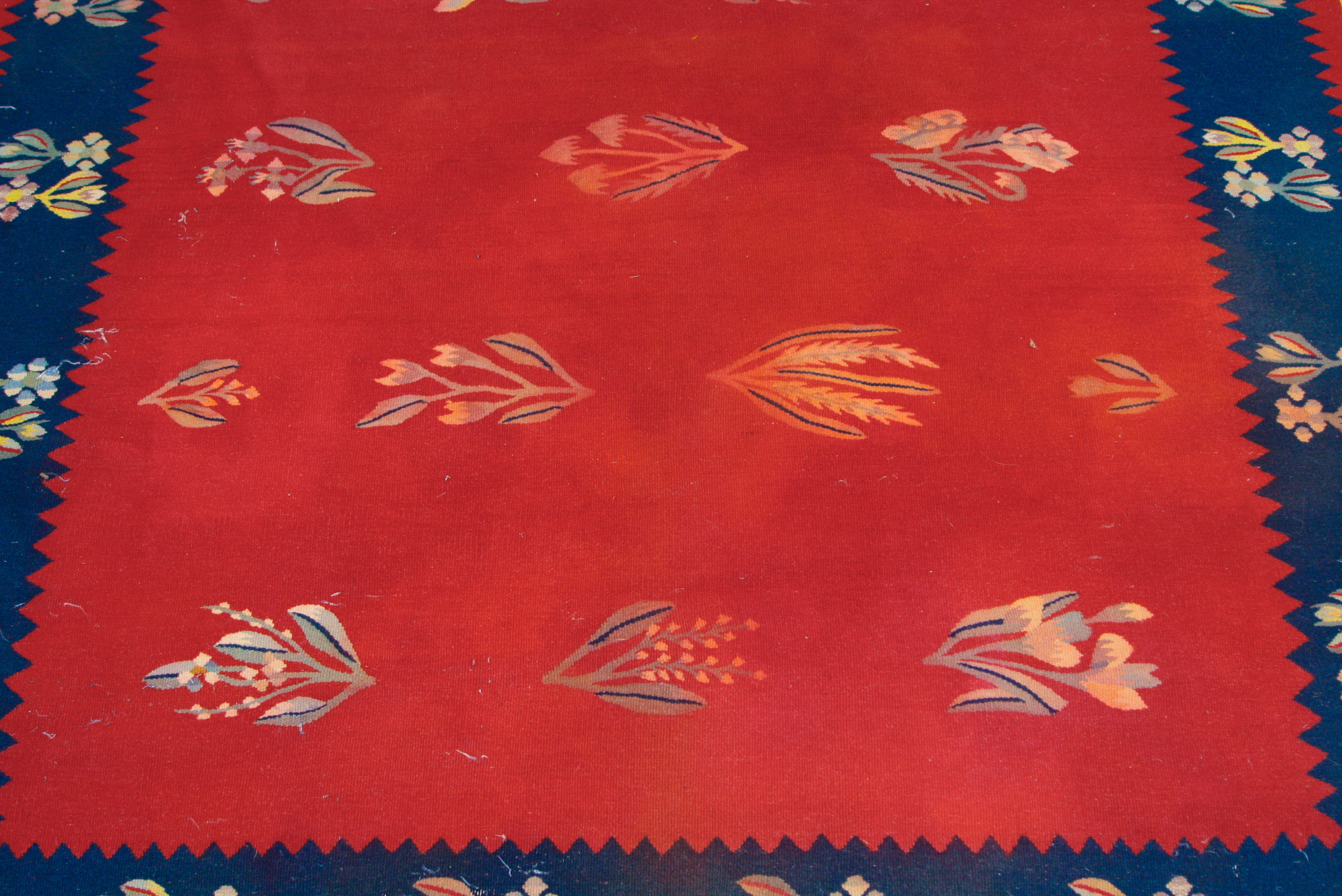 Handwoven Flat Weave Bessarabian Area Rug