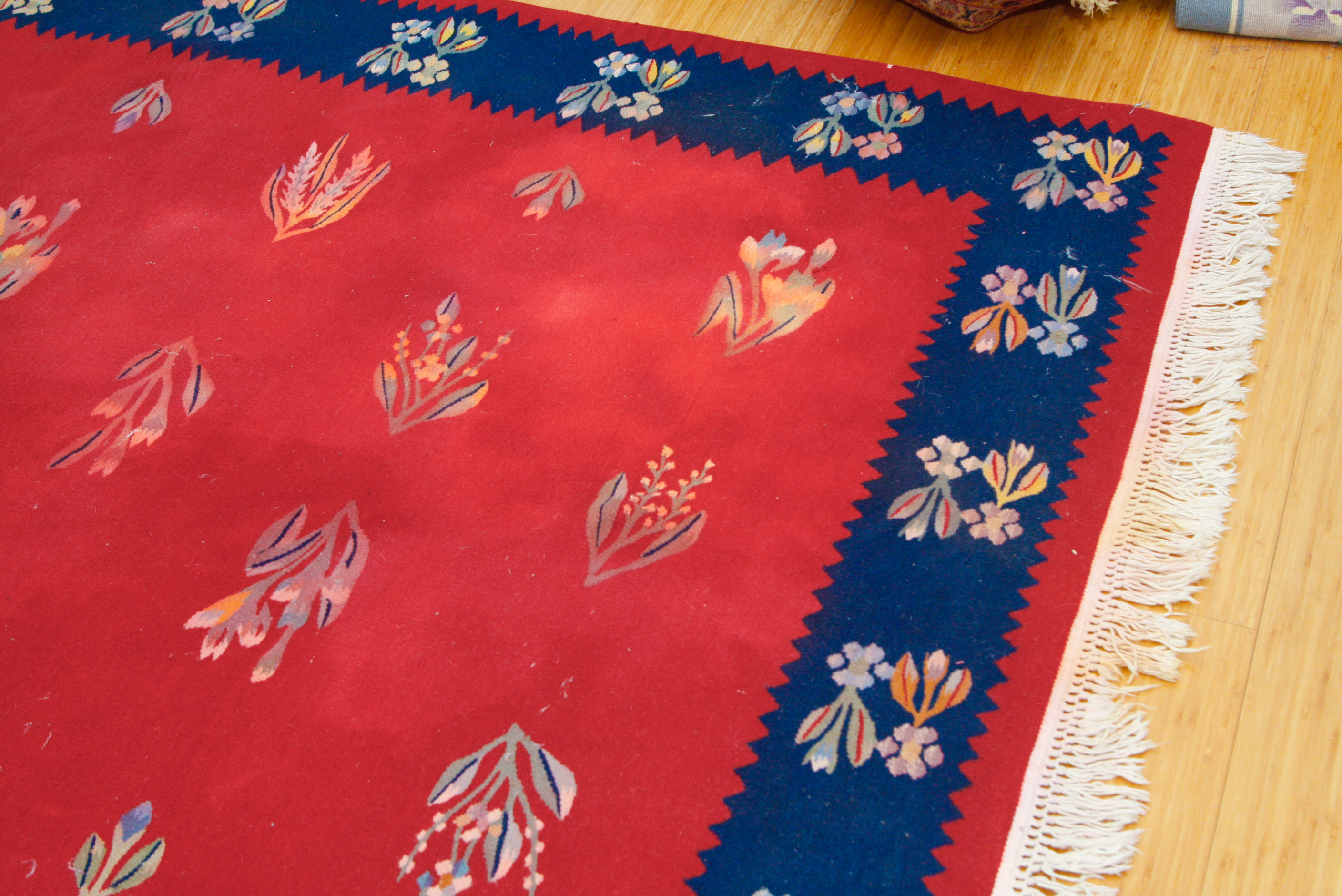 Handwoven Flat Weave Bessarabian Area Rug