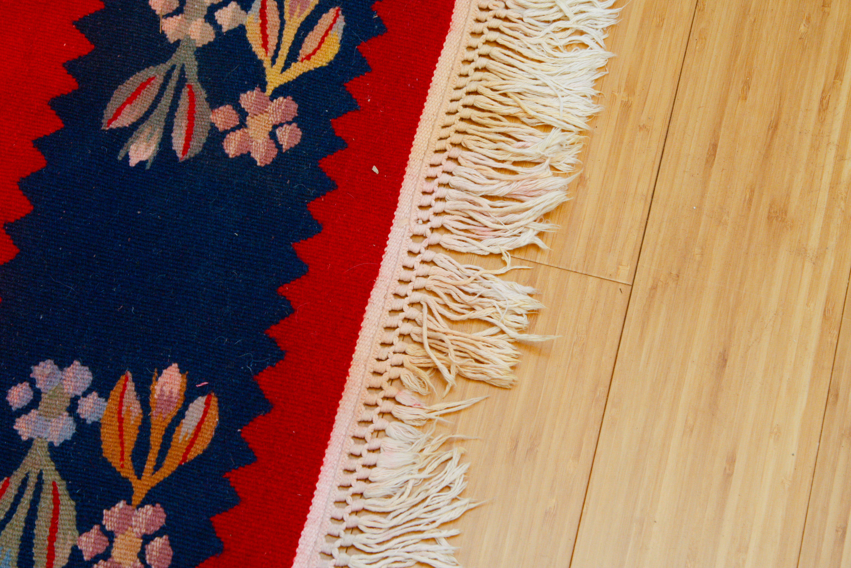 Handwoven Flat Weave Bessarabian Area Rug