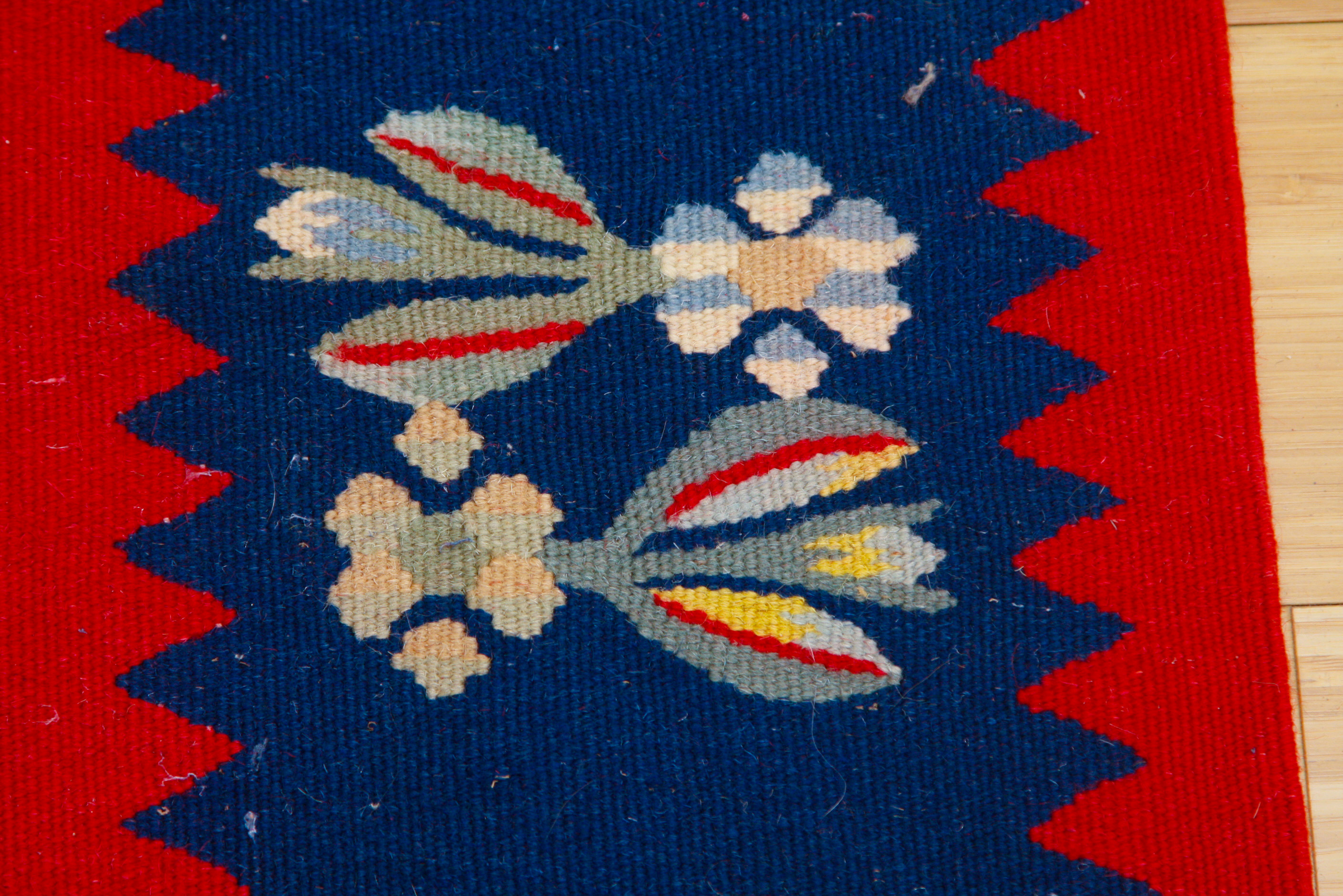 Handwoven Flat Weave Bessarabian Area Rug