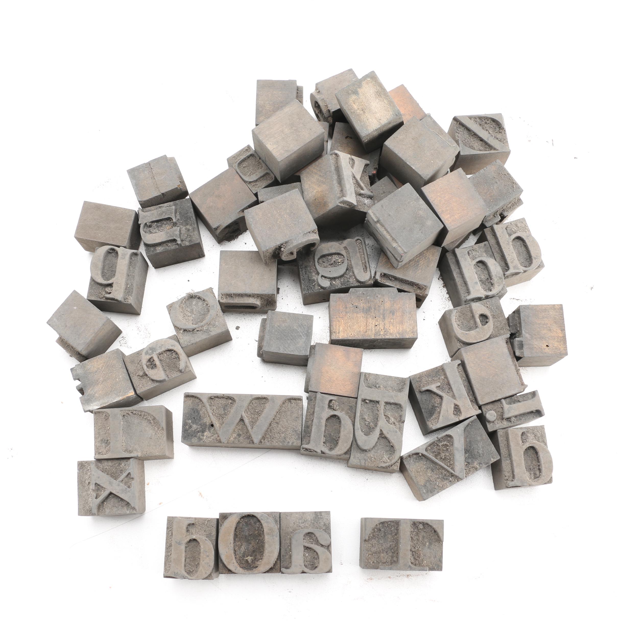 Letterpress Printing Blocks