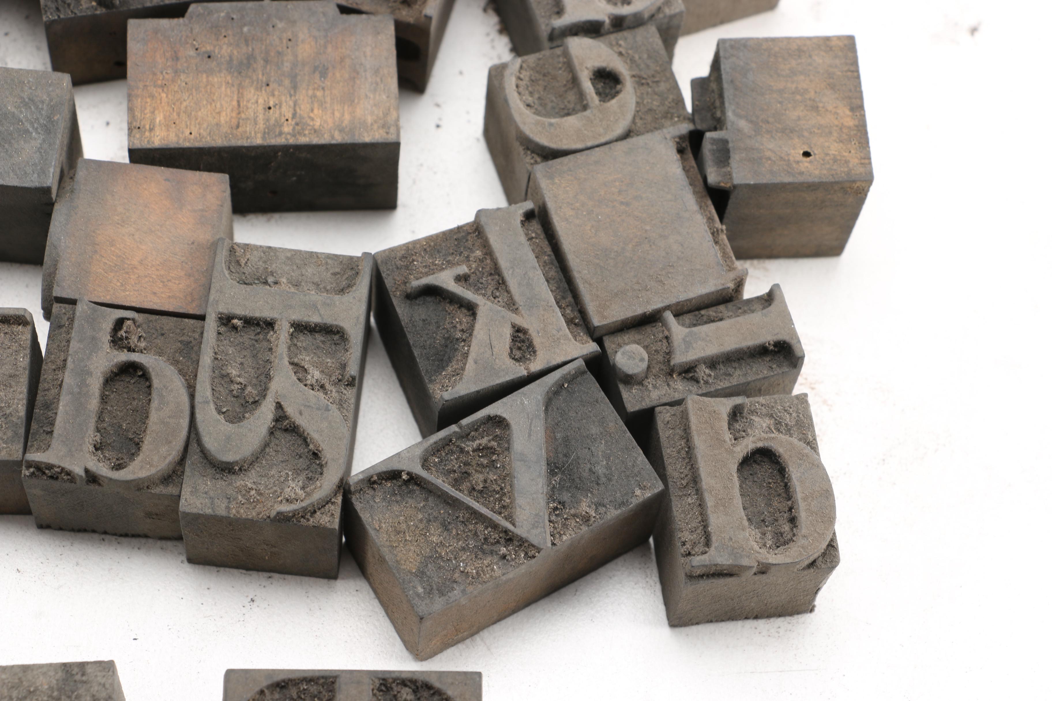 Letterpress Printing Blocks