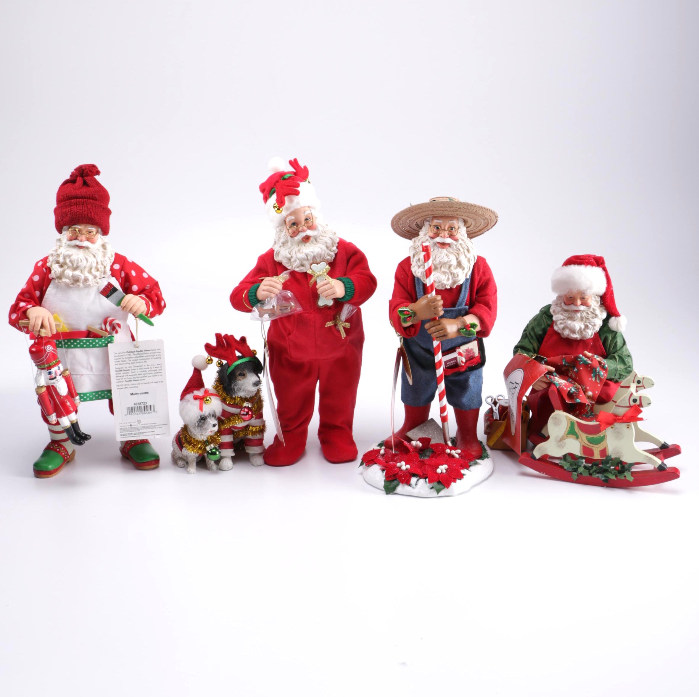 Christmas Figurines Including Possible Dreams