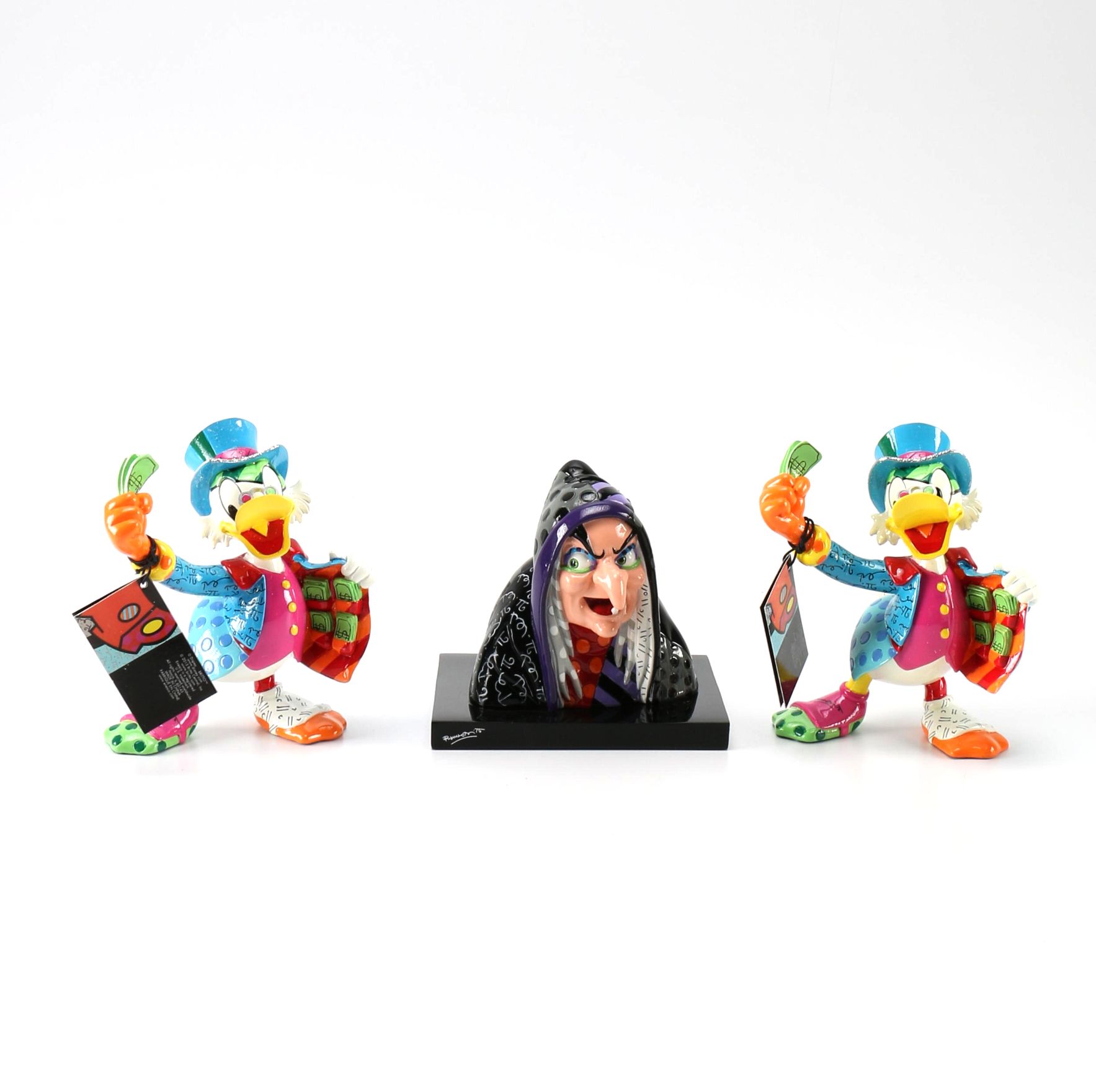 Walt Disney Figurines Including  "Uncle Scrooge"
