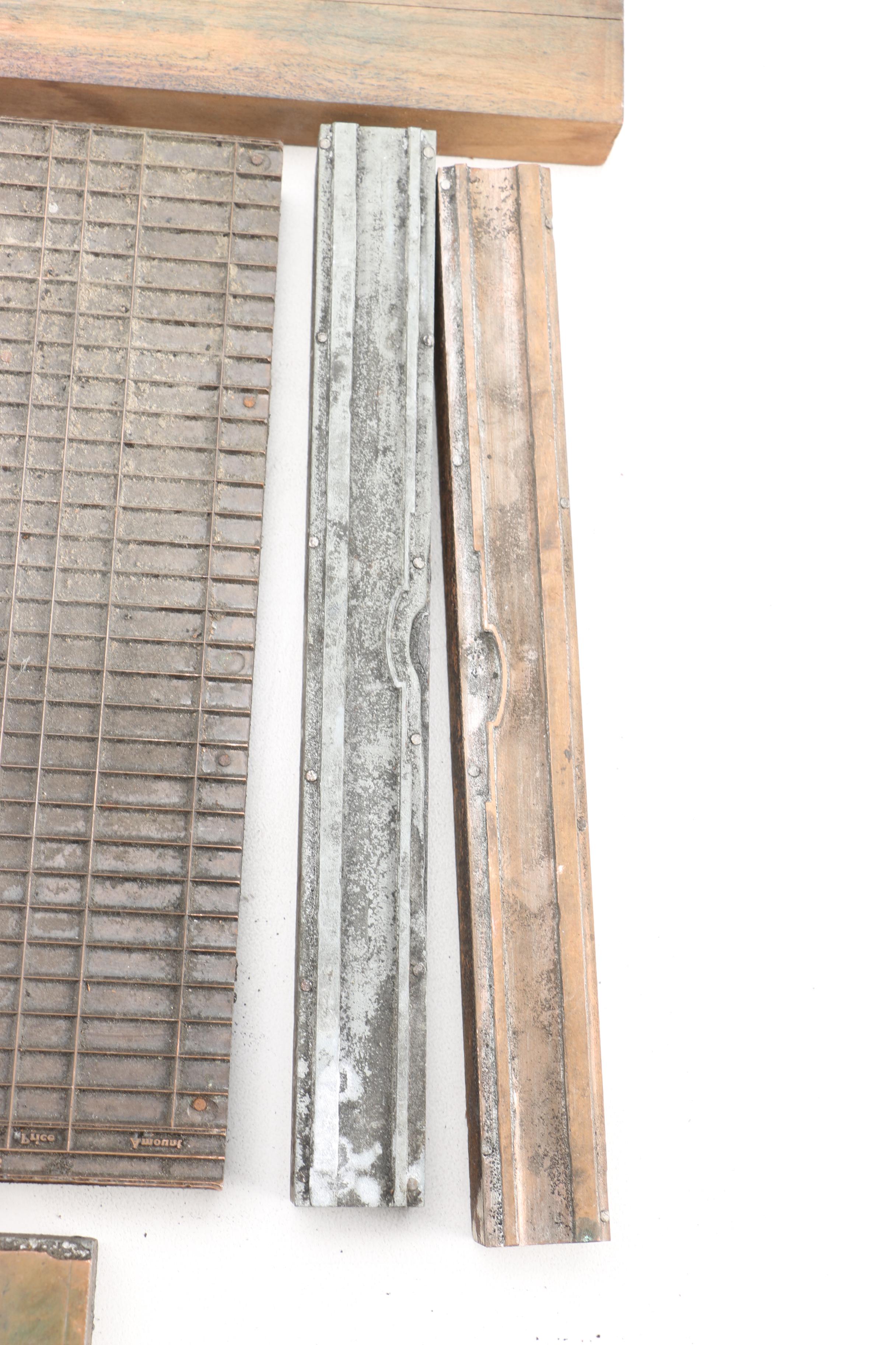 Printing Blocks Featuring Tabular Grids