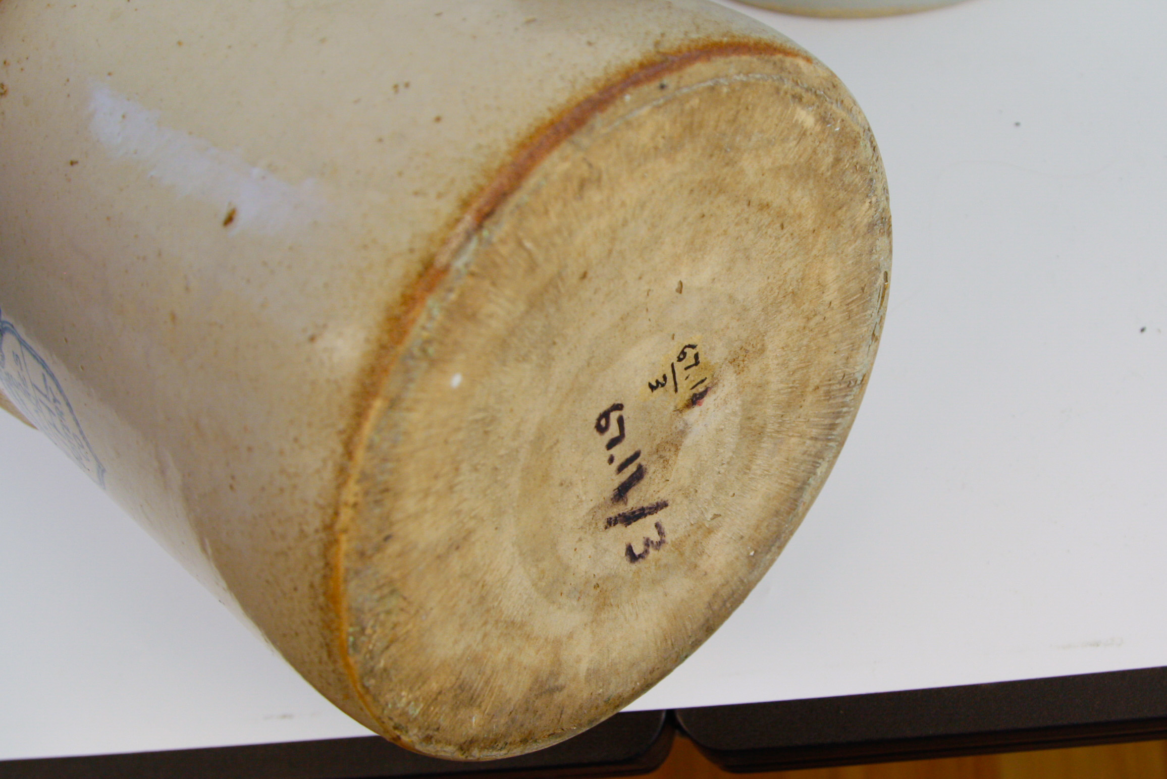 Collection of Antique Stoneware Pickling Crocks