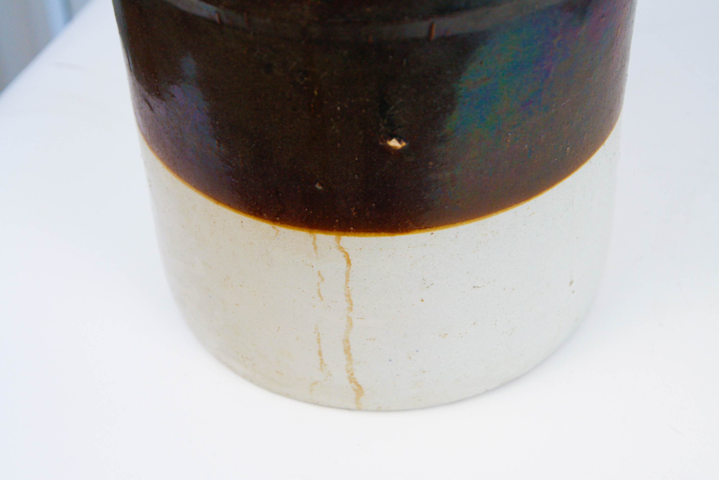 Collection of Antique Stoneware Pickling Crocks