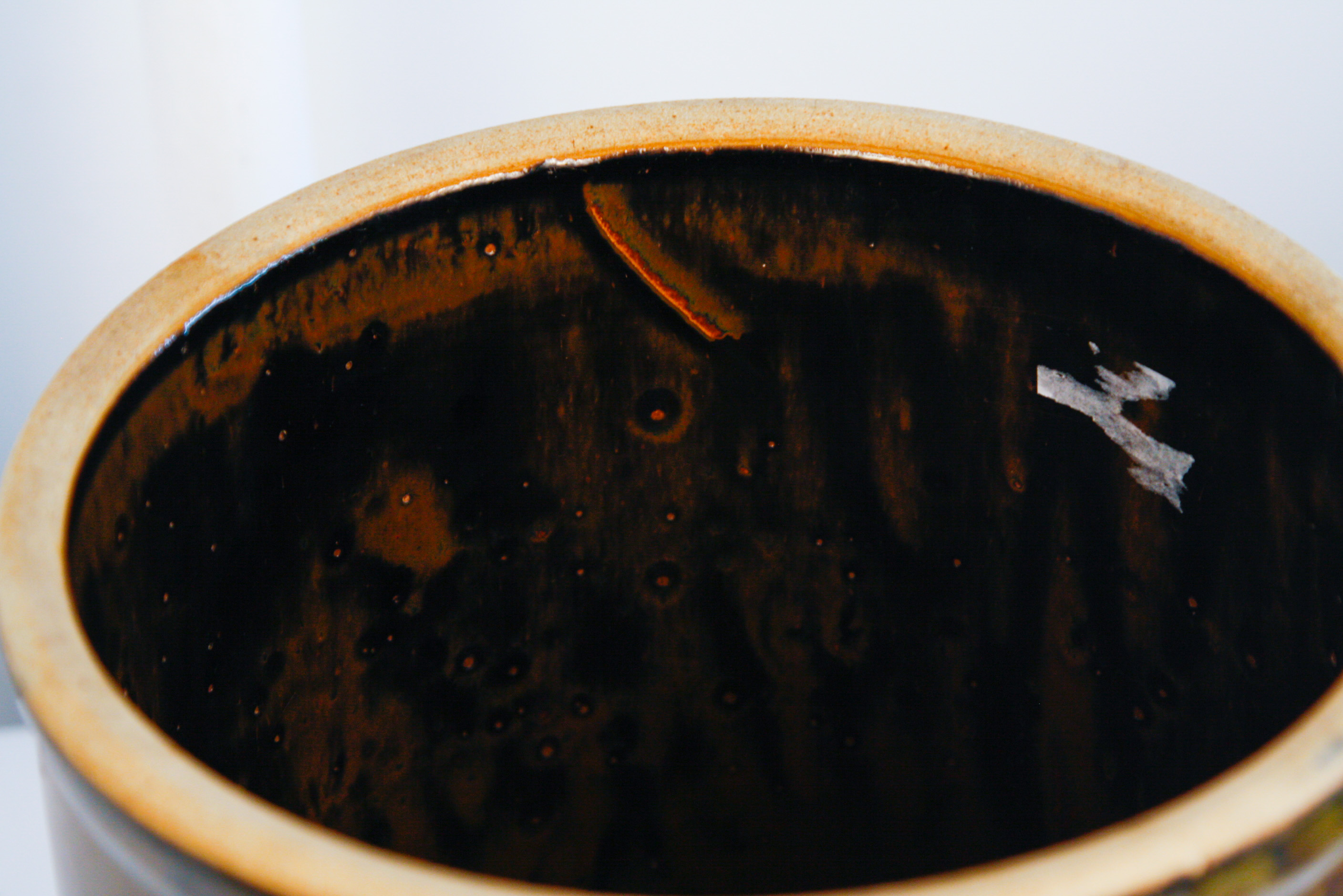 Collection of Antique Stoneware Pickling Crocks