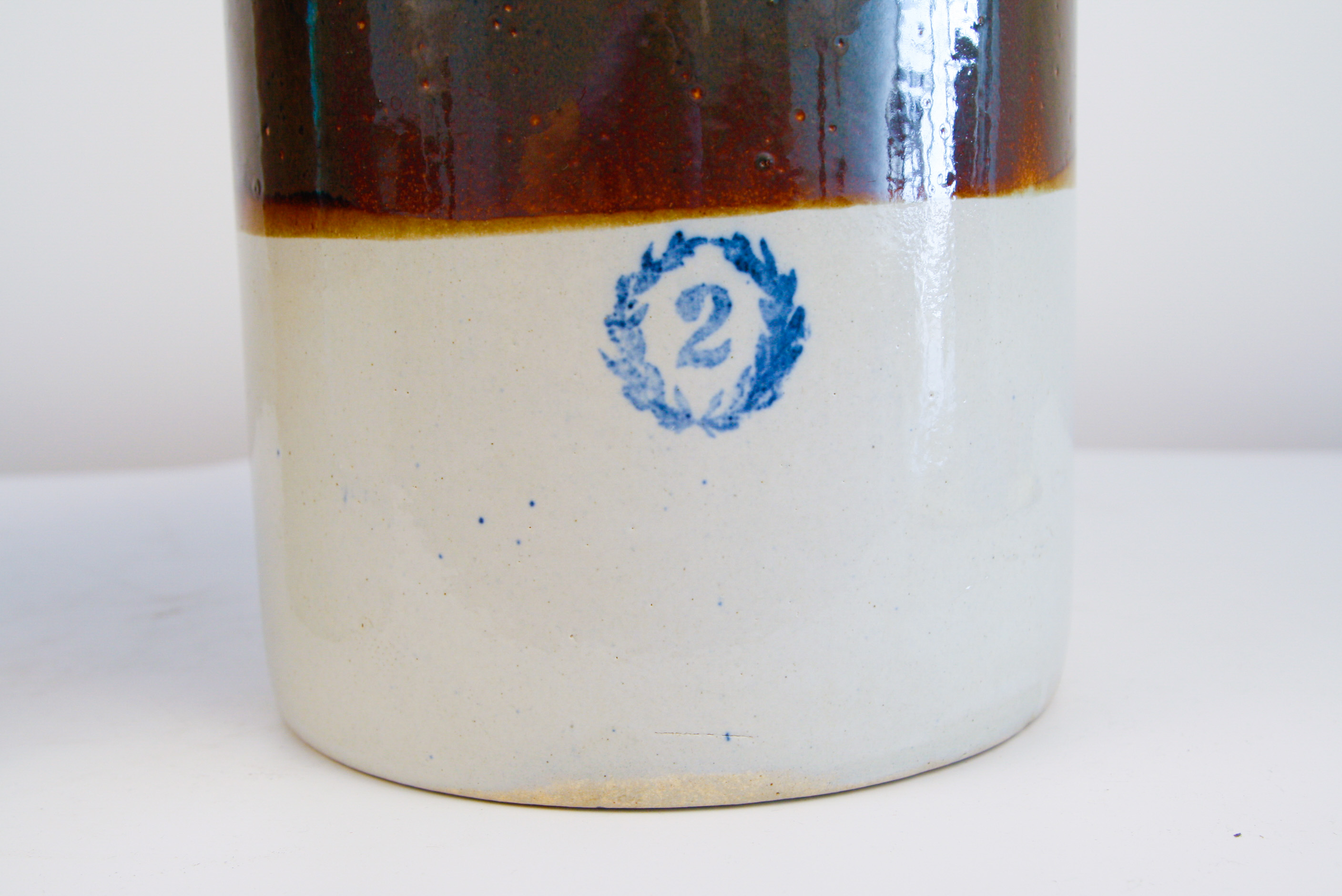 Collection of Antique Stoneware Pickling Crocks