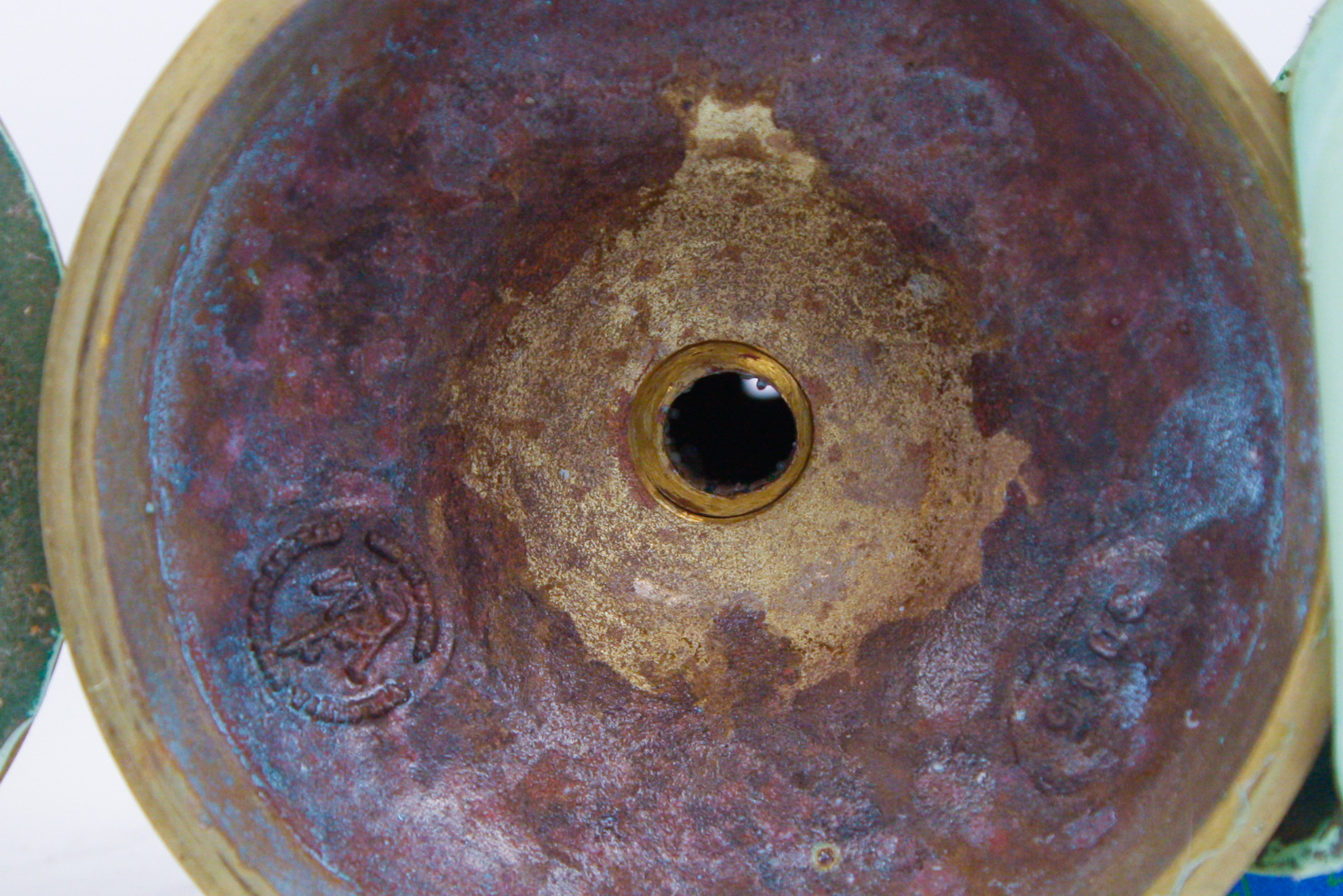 Pair of Virginia Metalcrafters Brass Tulip Candlesticks